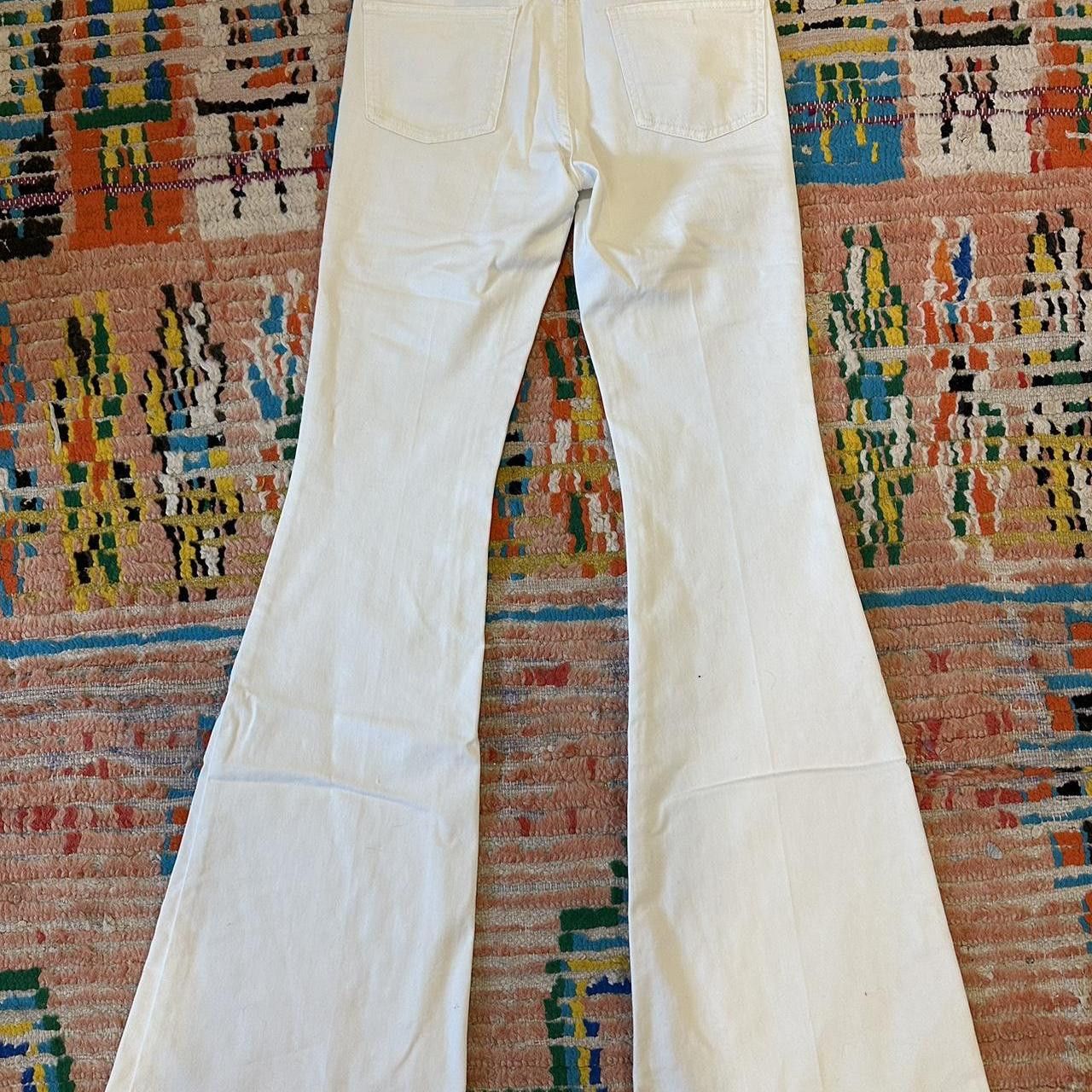 Stella McCartney Vintage Stella McCartney white flare jeans Size 26" / US 2 / IT 38 - 2 Thumbnail