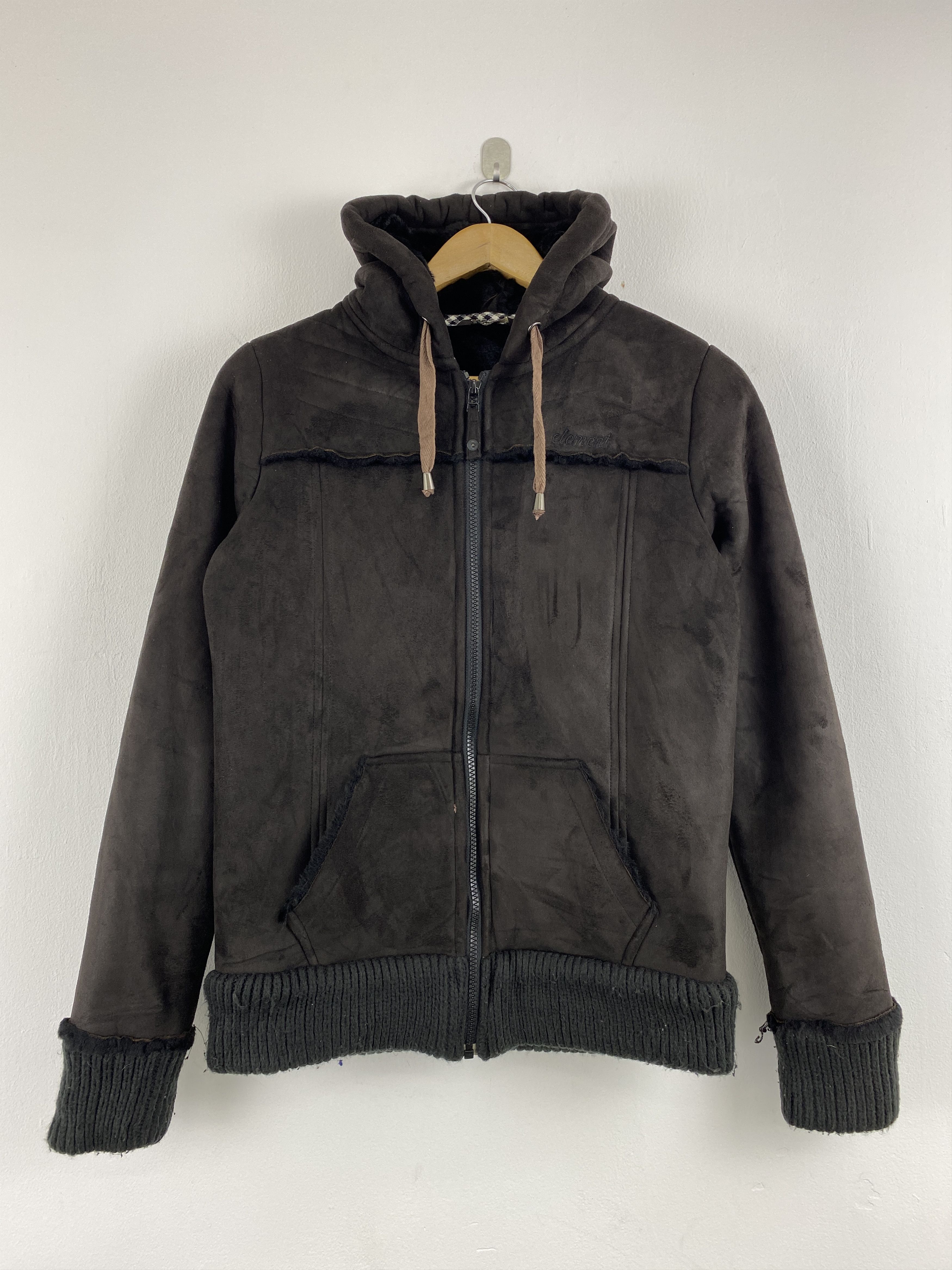 Element Vintage Element Faux Fur Zipper Up Jacket JA0114 Size US M / EU 48-50 / 2 - 1 Thumbnail