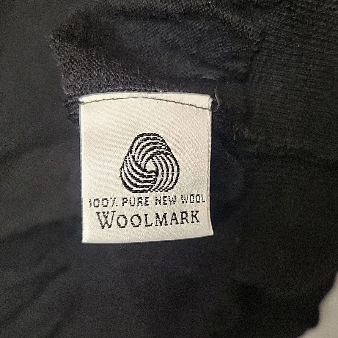 Vintage FIJI Sweater Polo Collar Long Sleeve Mens XL Black Wool Knit Made In Italy Size US XL / EU 56 / 4 - 3 Thumbnail