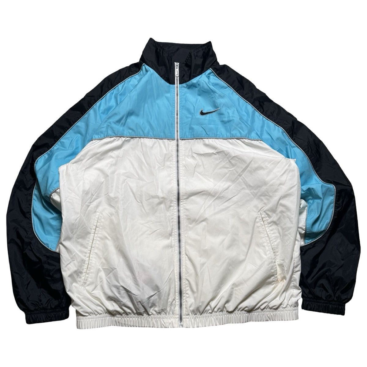 Nike Vintage Nike Windbreaker Jacket Women’s Size Medium Full 90s Size M / US 6-8 / IT 42-44 - 1 Thumbnail