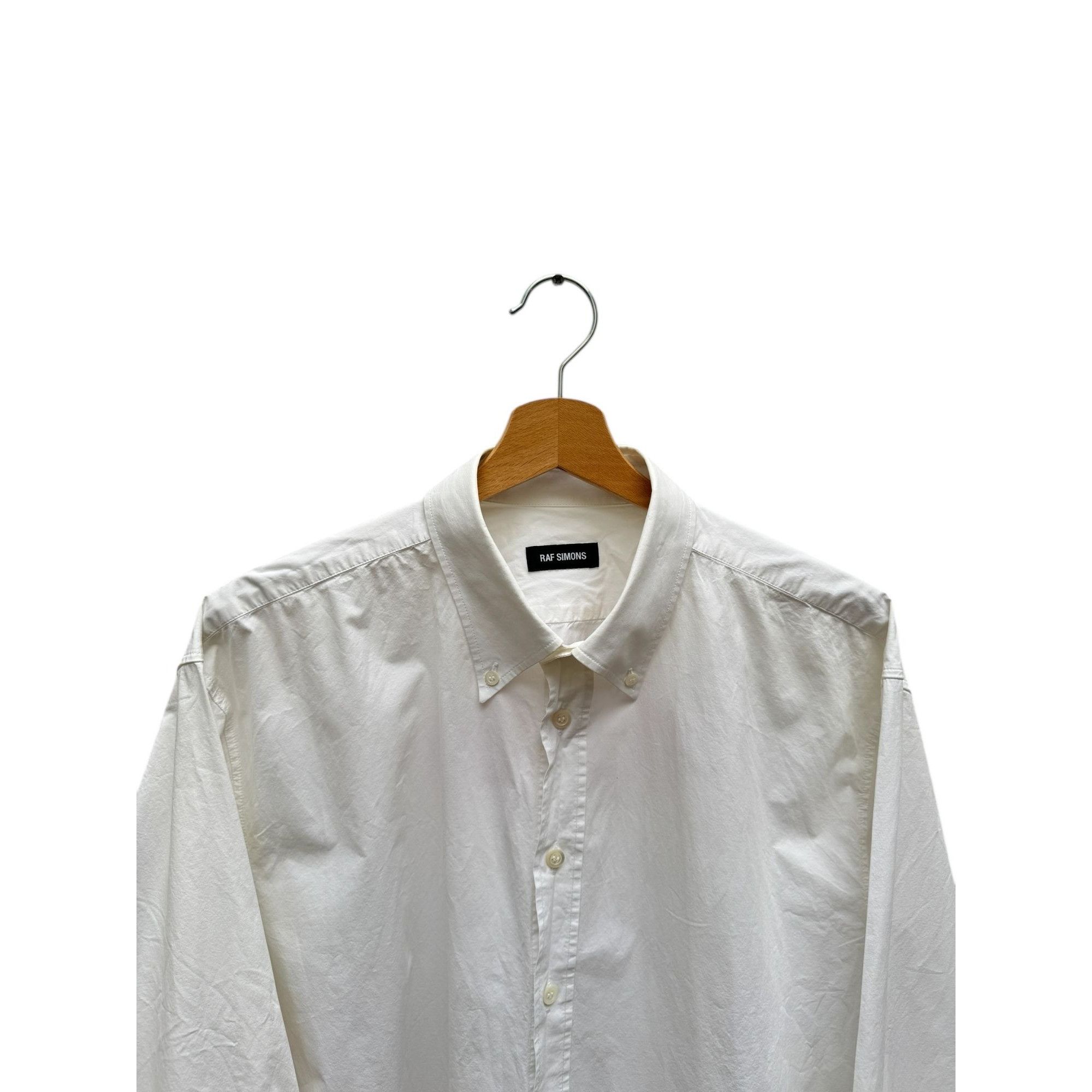 Raf Simons FW 2017 Oversized Blow White Shirt Size US M / EU 48-50 / 2 - 4 Thumbnail