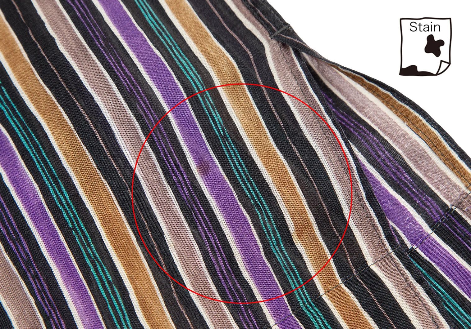 Issey Miyake Cotton Stripe Short Sleeve Shirt Multi M Size US M / EU 48-50 / 2 - 11 Thumbnail