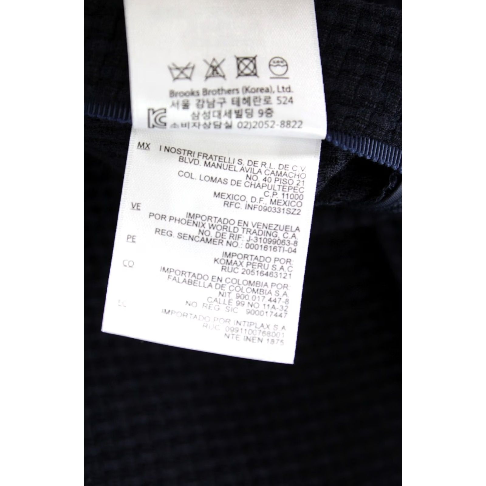 Brooks Brothers Brooks Brothers Trousers Women's UK 10 Slim Fit Textured Dark Blue Slim Blue Casual Everyday Mens Women Girls Boys Size 32" / US 10 / IT 46 - 7 Thumbnail
