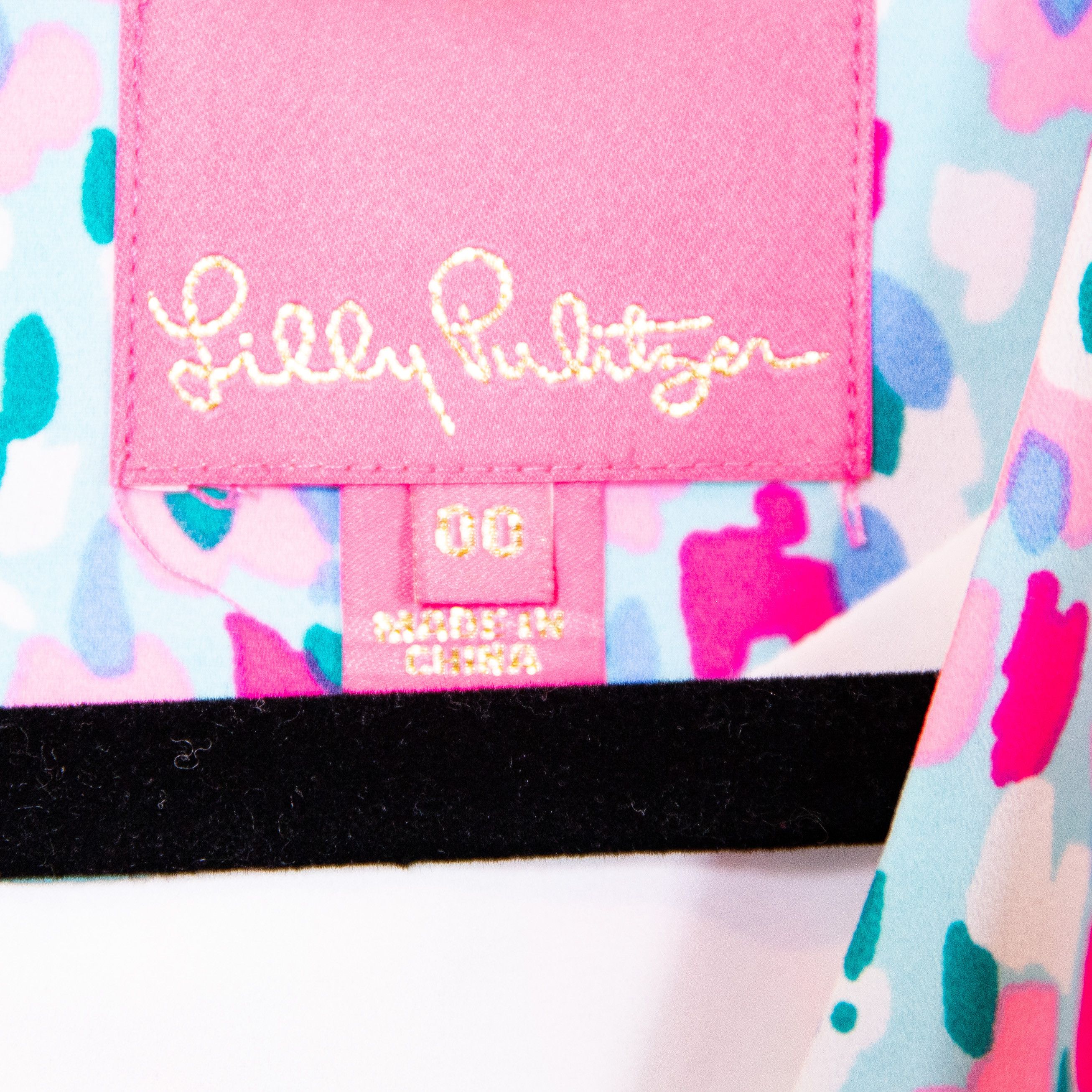 Lilly Pulitzer Lilly Pulitzer Blaire Stretch V Neck Ruffle Mini Size XXS / US 00 / IT 34 - 3 Thumbnail