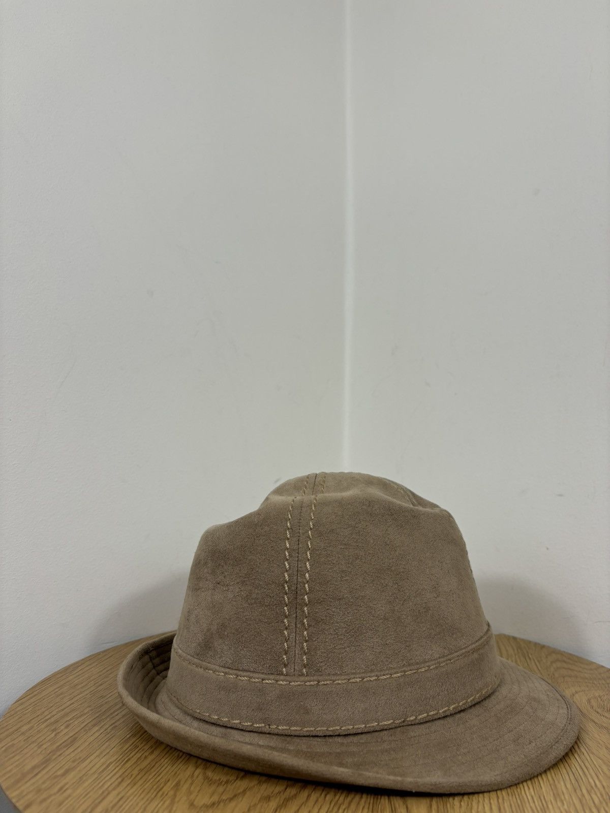 Vintage Vintage Mayser Hat Exclusive Alcantara Suede Safari Style Size ONE SIZE - 8 Thumbnail