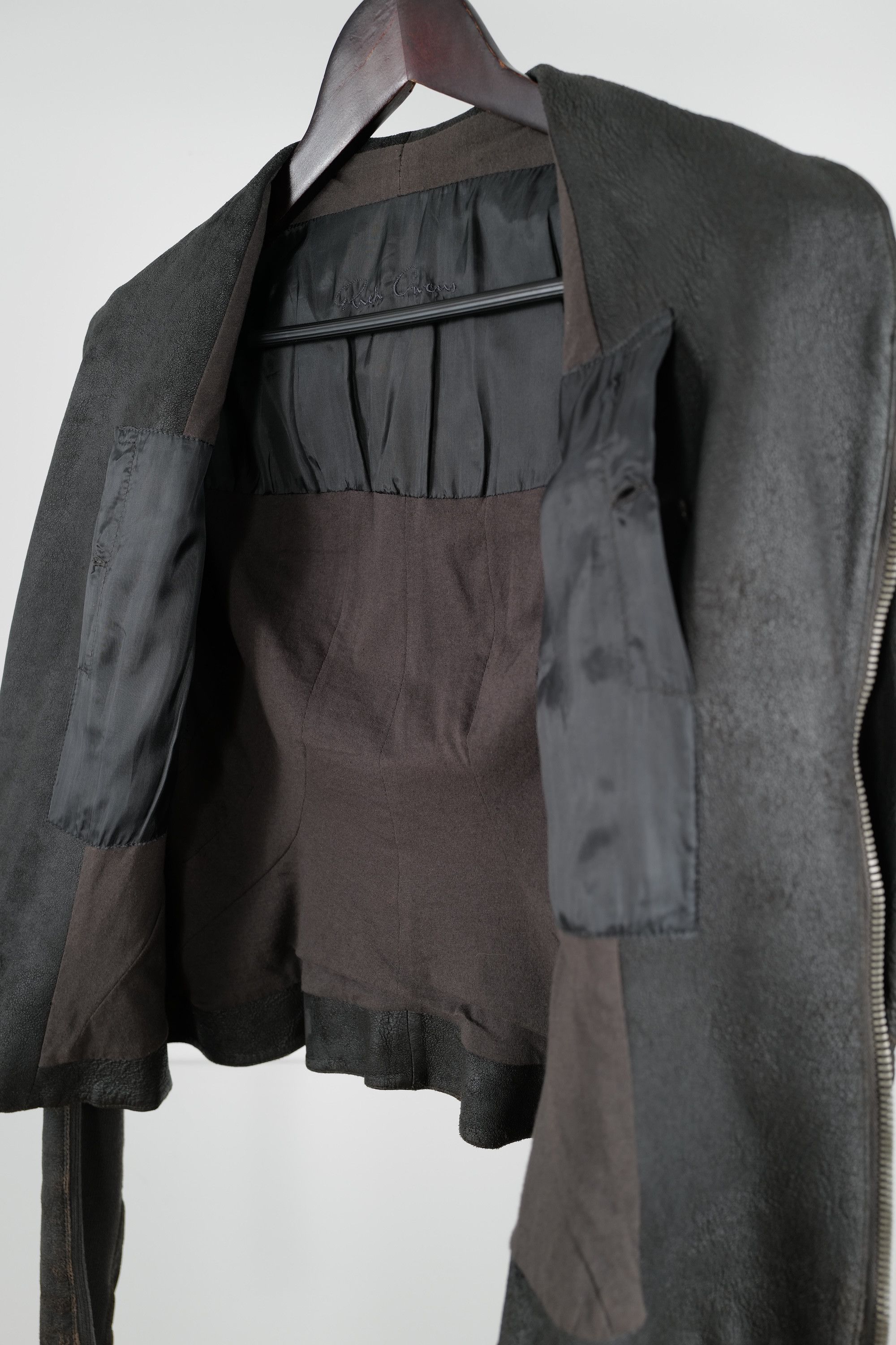 Rick Owens RICK OWENS LAMB LEATHER JACKET Size M / US 6-8 / IT 42-44 - 13 Thumbnail