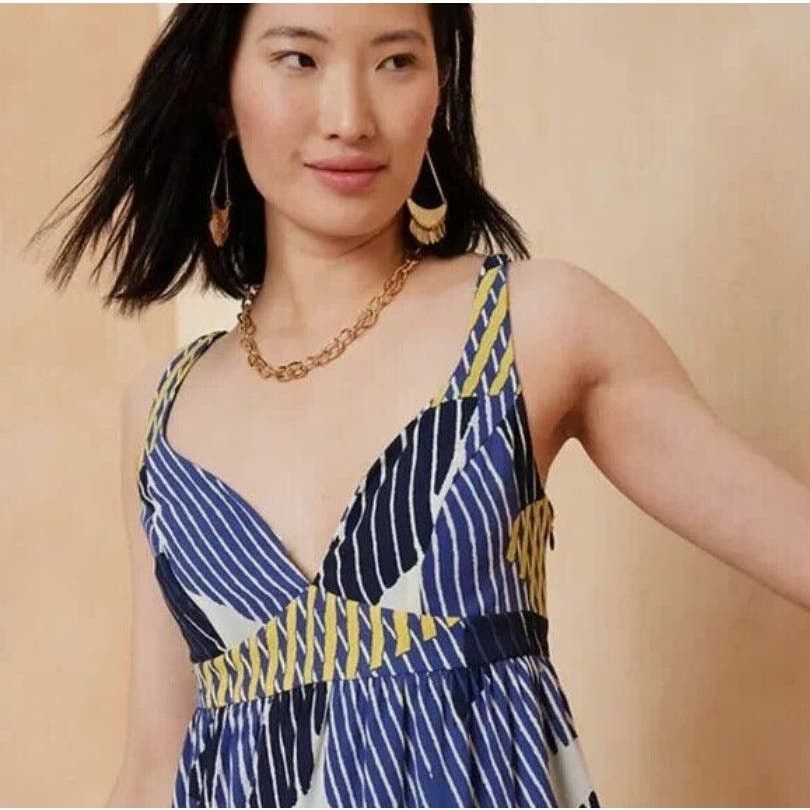 Banana Republic EUC BANANA REPUBLIC Empire-Waist Midi Chiffon Summer Dress 2 Size XS / US 0-2 / IT 36-38 - 3 Thumbnail