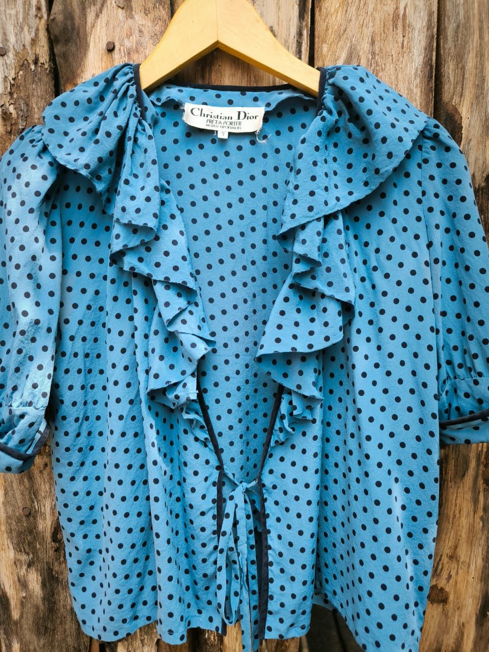 Christian Dior Monsieur Silk Blouse Christian Dior Size XS / US 0-2 / IT 36-38 - 4 Thumbnail