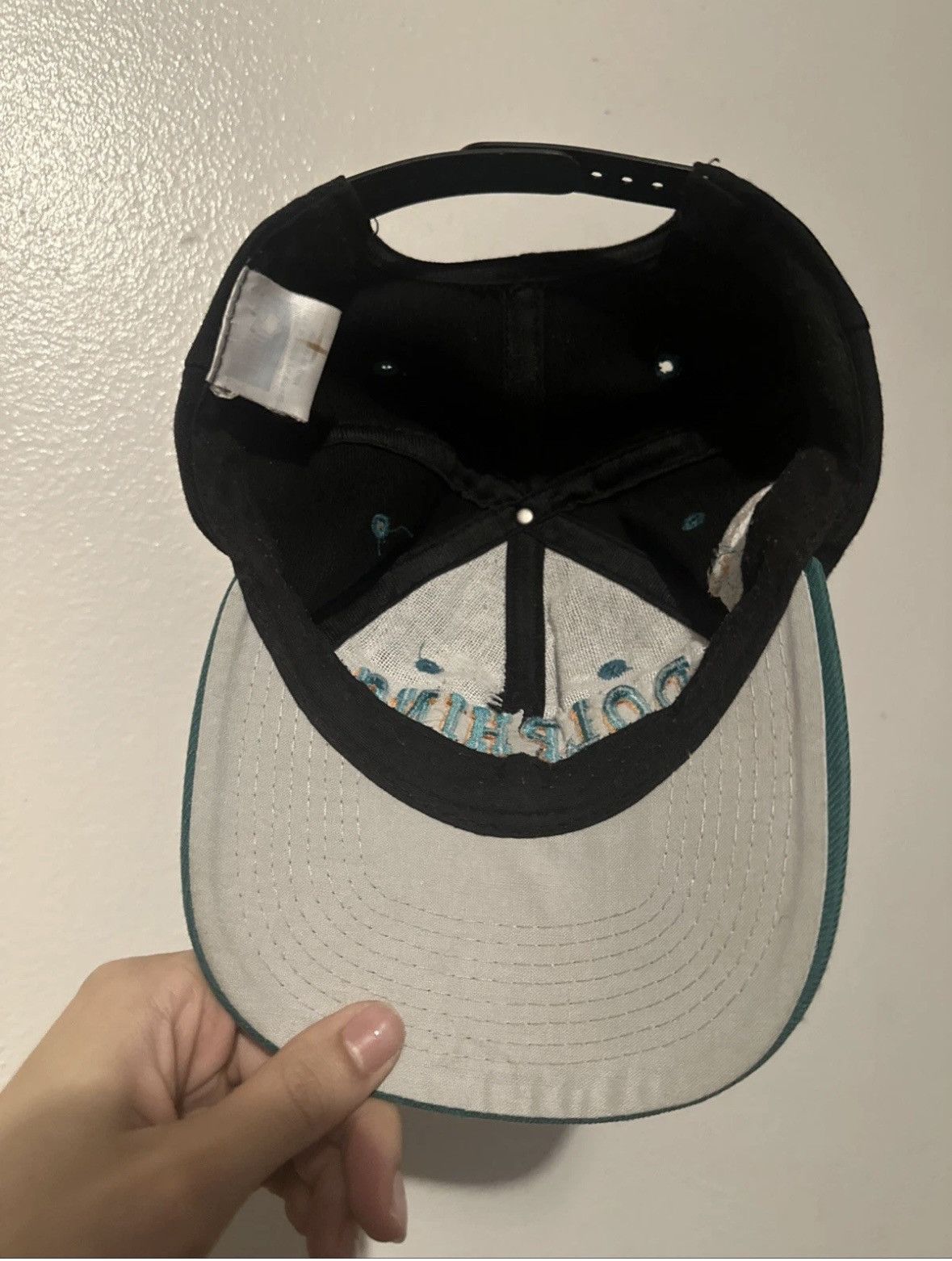NFL VTG Miami Dolphins SnapBack Hat 1990s RARE Size ONE SIZE - 3 Thumbnail