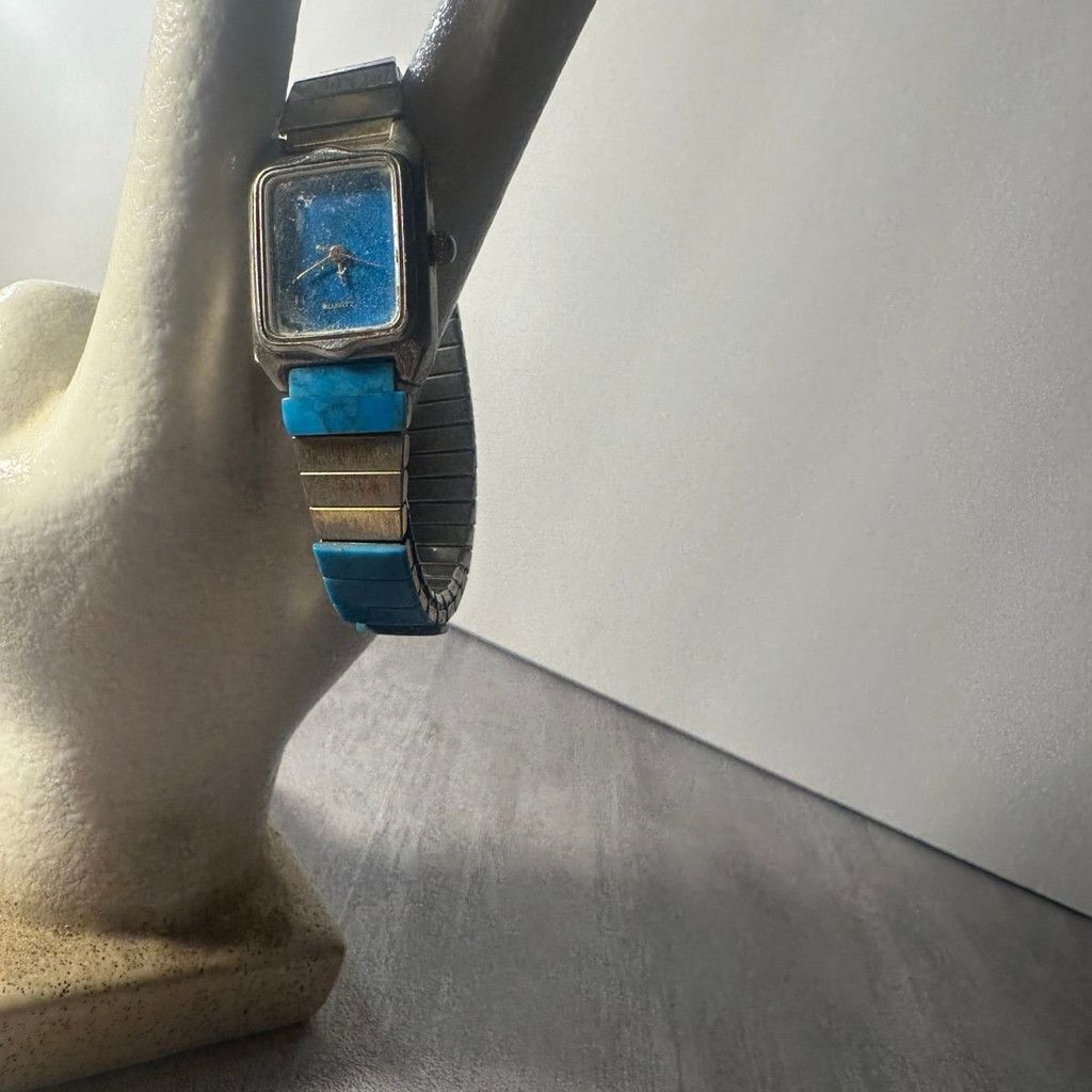 Japanese Brand Blue Marble Style| Lapis Lazuli Watch Dial Size ONE SIZE - 2 Thumbnail