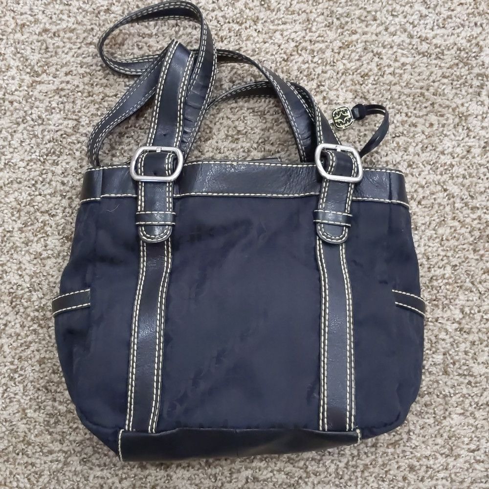 Fossil Fossil black F fabric leather shoulder bag Size ONE SIZE - 5 Thumbnail