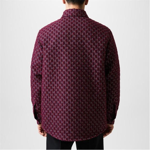 Gucci GUCCI Boucle Jacquard Shirt With Gg Shadow Size US M / EU 48-50 / 2 - 4 Thumbnail