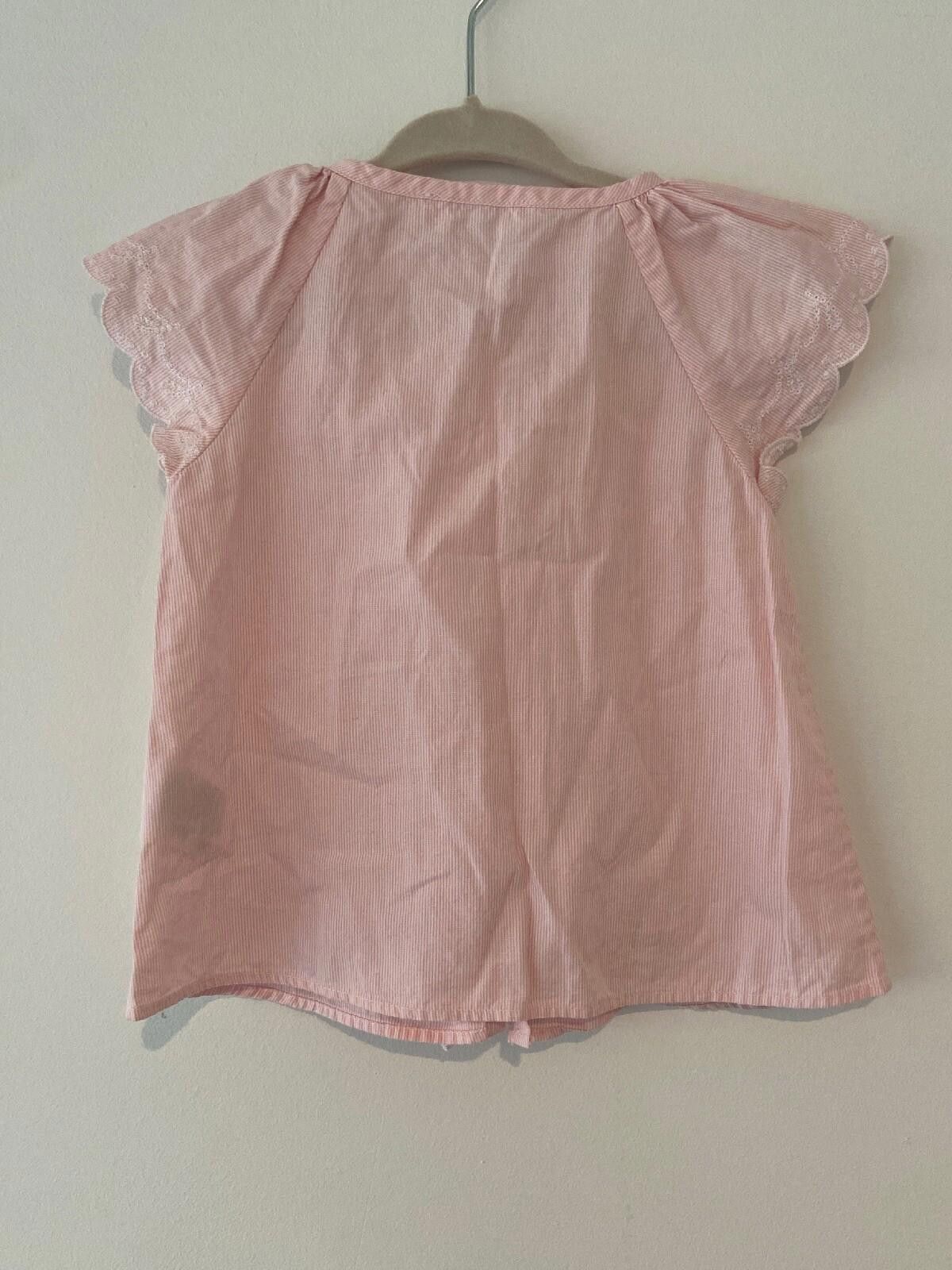 Designer Jacadi Pink Button Up Shirt Brand New Size US XXS / EU 40 - 3 Thumbnail