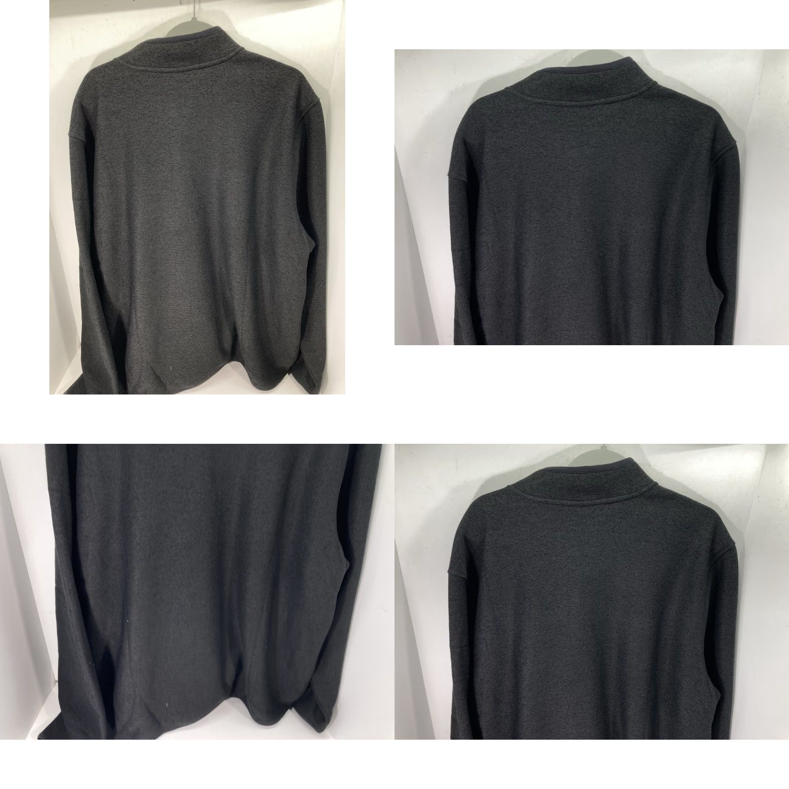 Eddie Bauer Eddie Bauer Sweater Fleece Men 2XL Black Pullover Pockets NWT Shirt 28 Inches Across Chest 30 Inches Shoulders to Waist T Snap Mock Neck Size US XXL / EU 58 / 5 - 8 Thumbnail