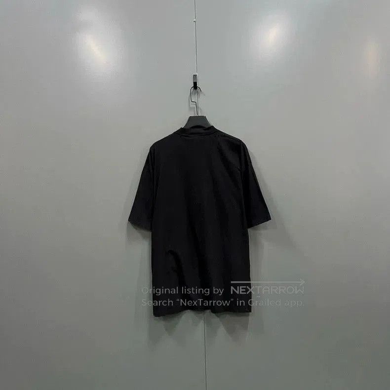 Balenciaga Black Letter Print T-shirt.