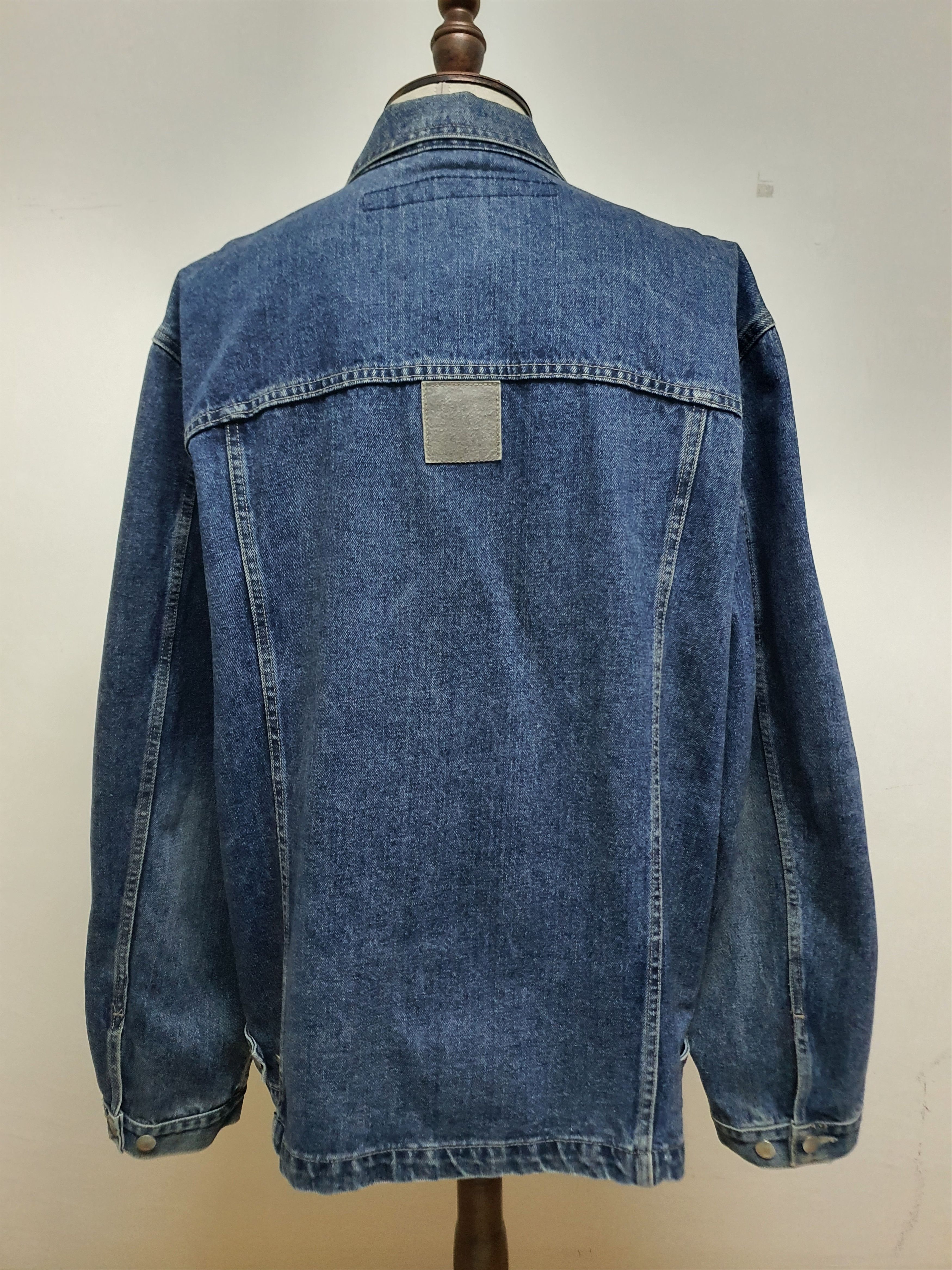 Marithe + Francois Girbaud MARITHE FRANCOIS GIRBOUD Blue Denim Jacket, XL. Size US XL / EU 56 / 4 - 8 Thumbnail