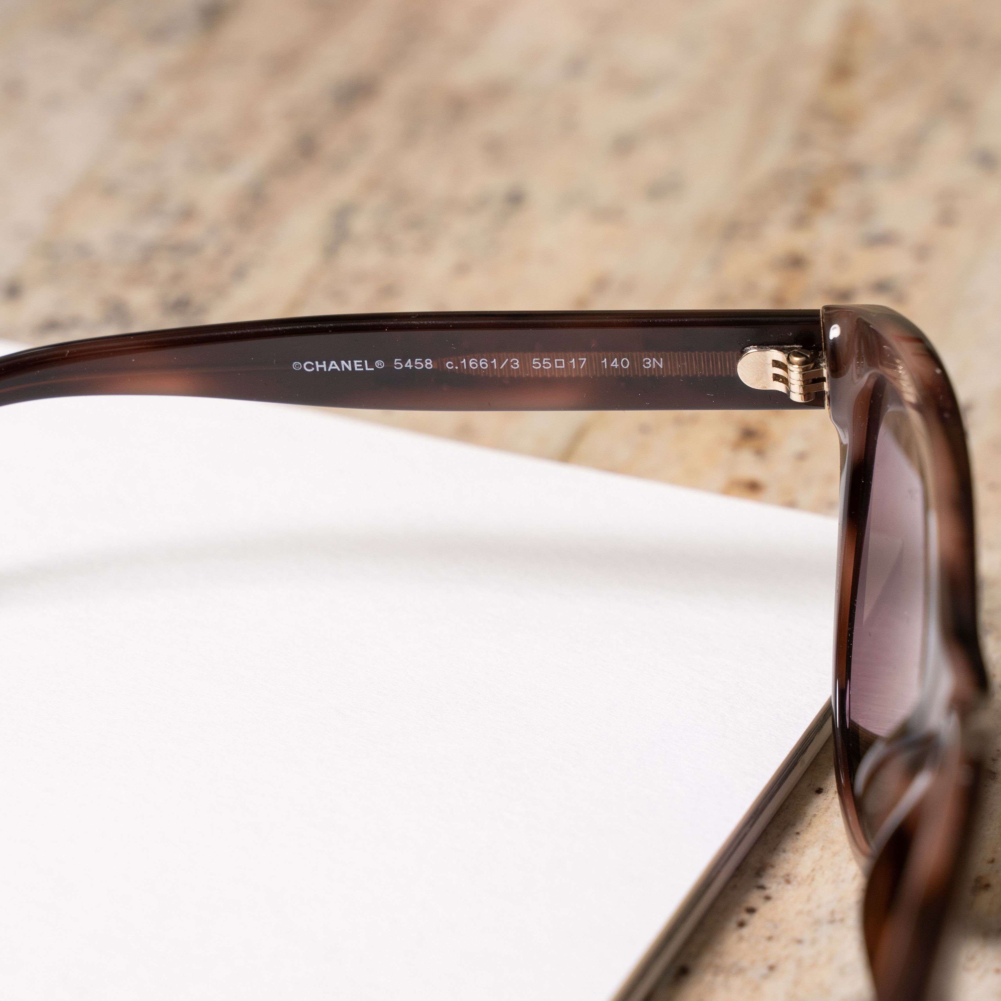 Chanel CHANEL 0CH5458 1661/3 Butterfly Sunglasses Size ONE SIZE - 9 Thumbnail