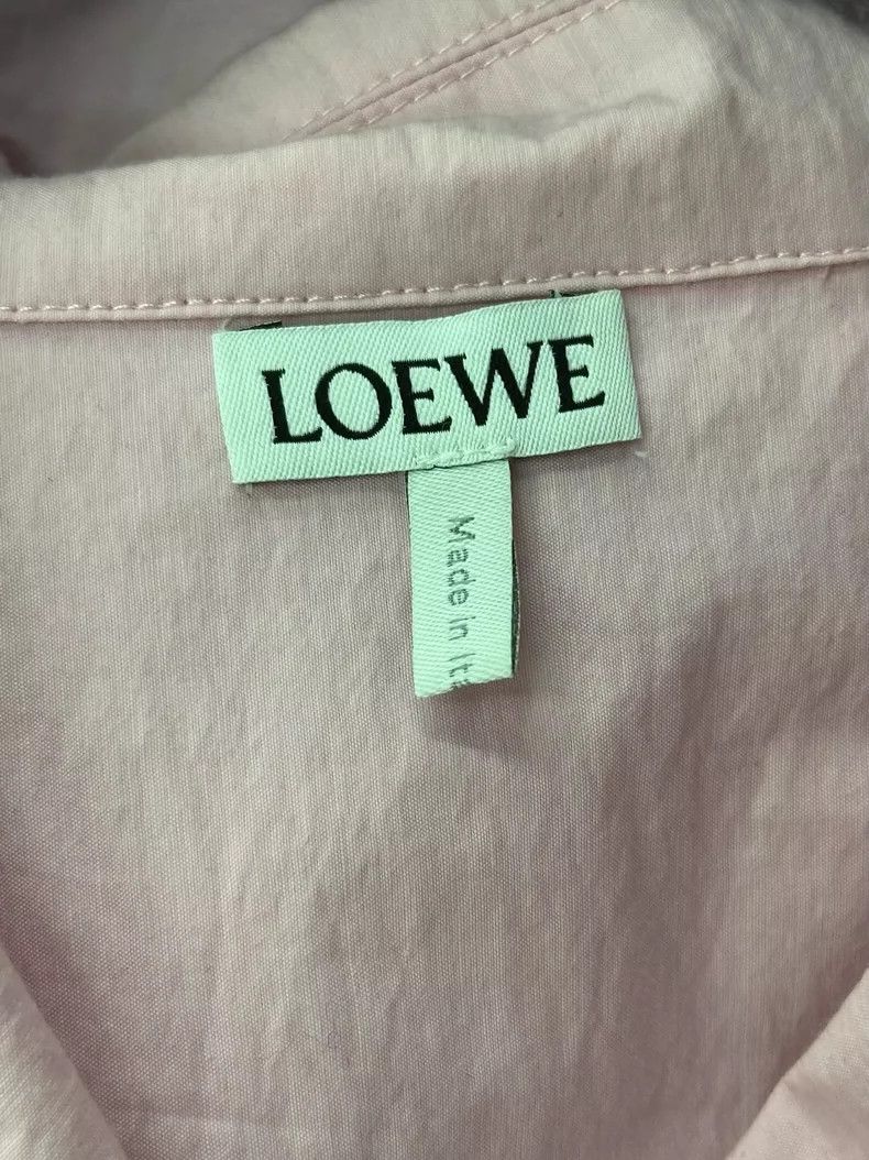 Loewe LOEWE Pink letter logo shirt long sleeve top Size S / US 4 / IT 40 - 4 Thumbnail