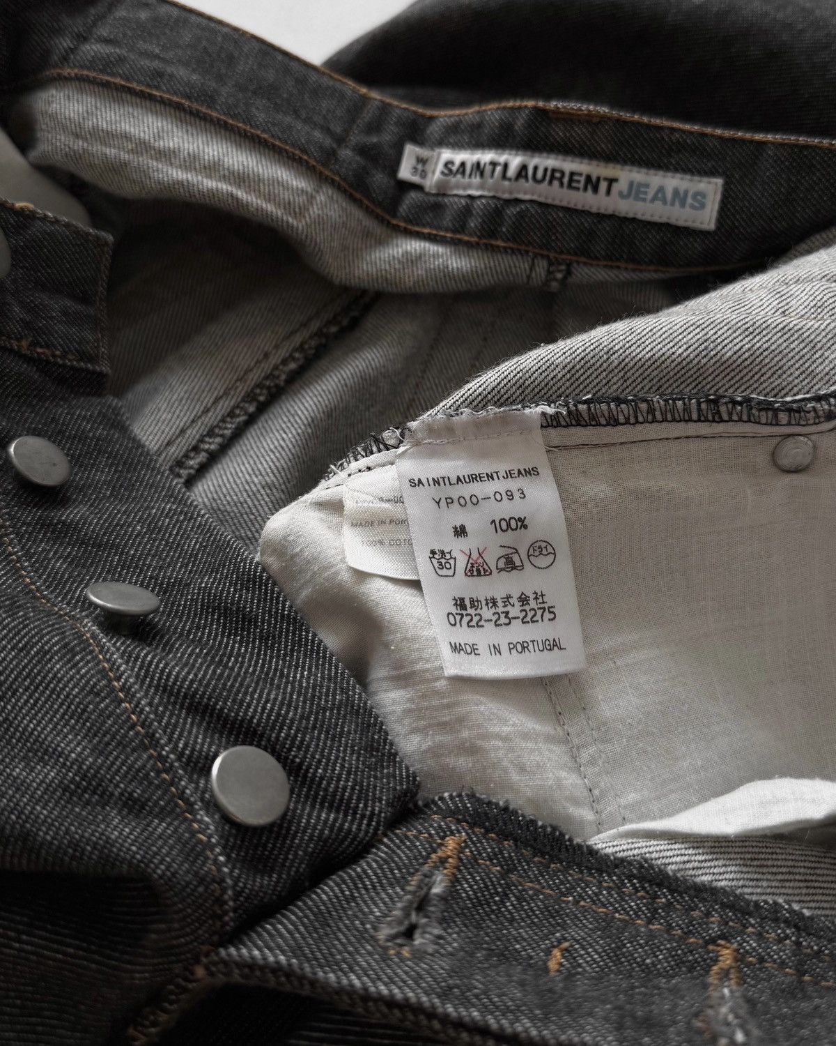 Saint Laurent Paris VINTAGE SAINT LAURENT JEANS Size US 30 / EU 46 - 11 Thumbnail