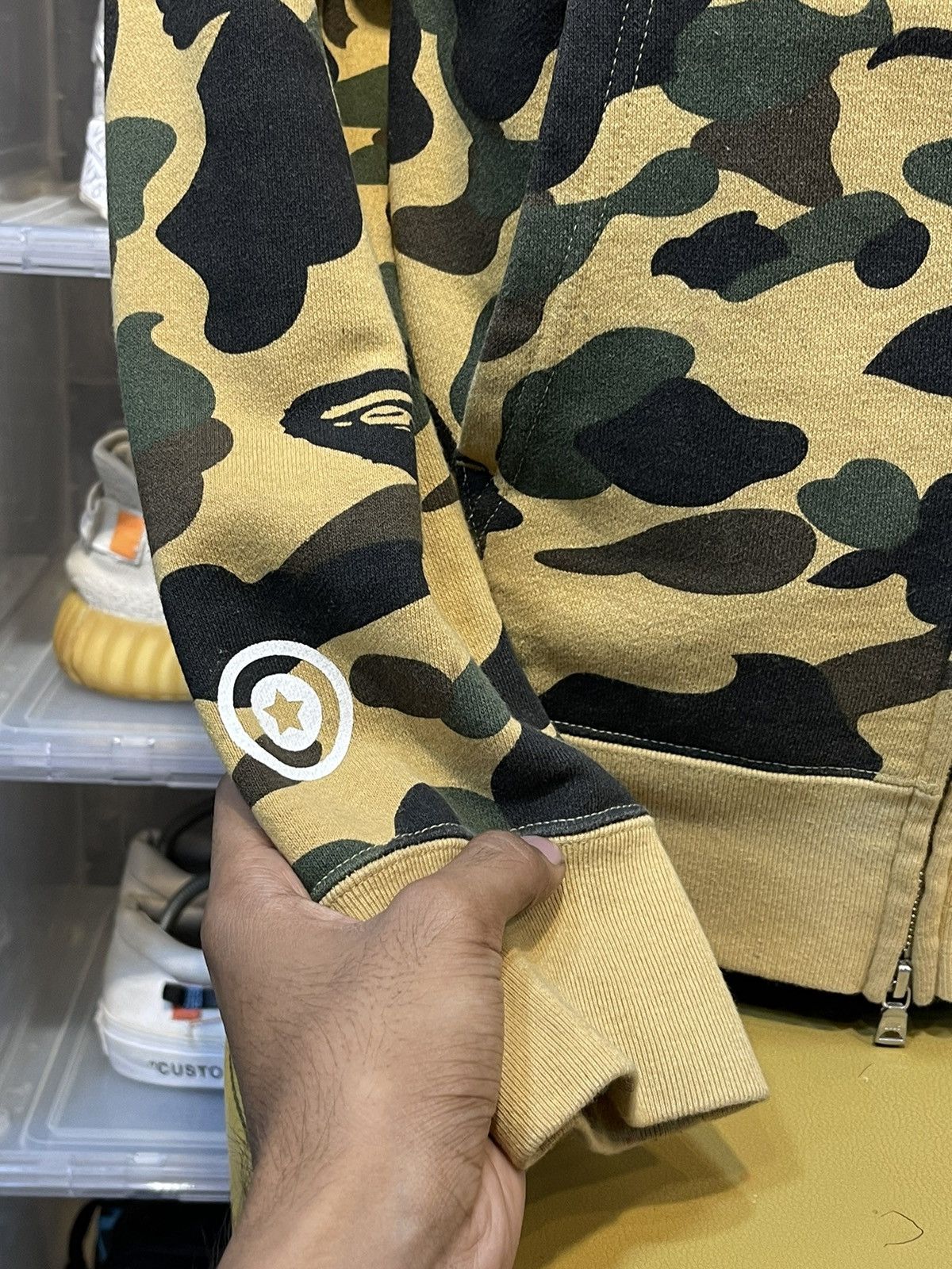 Bape 1st camo Shark full zip hoodie a bathing ape WGM Size US S / EU 44-46 / 1 - 7 Thumbnail