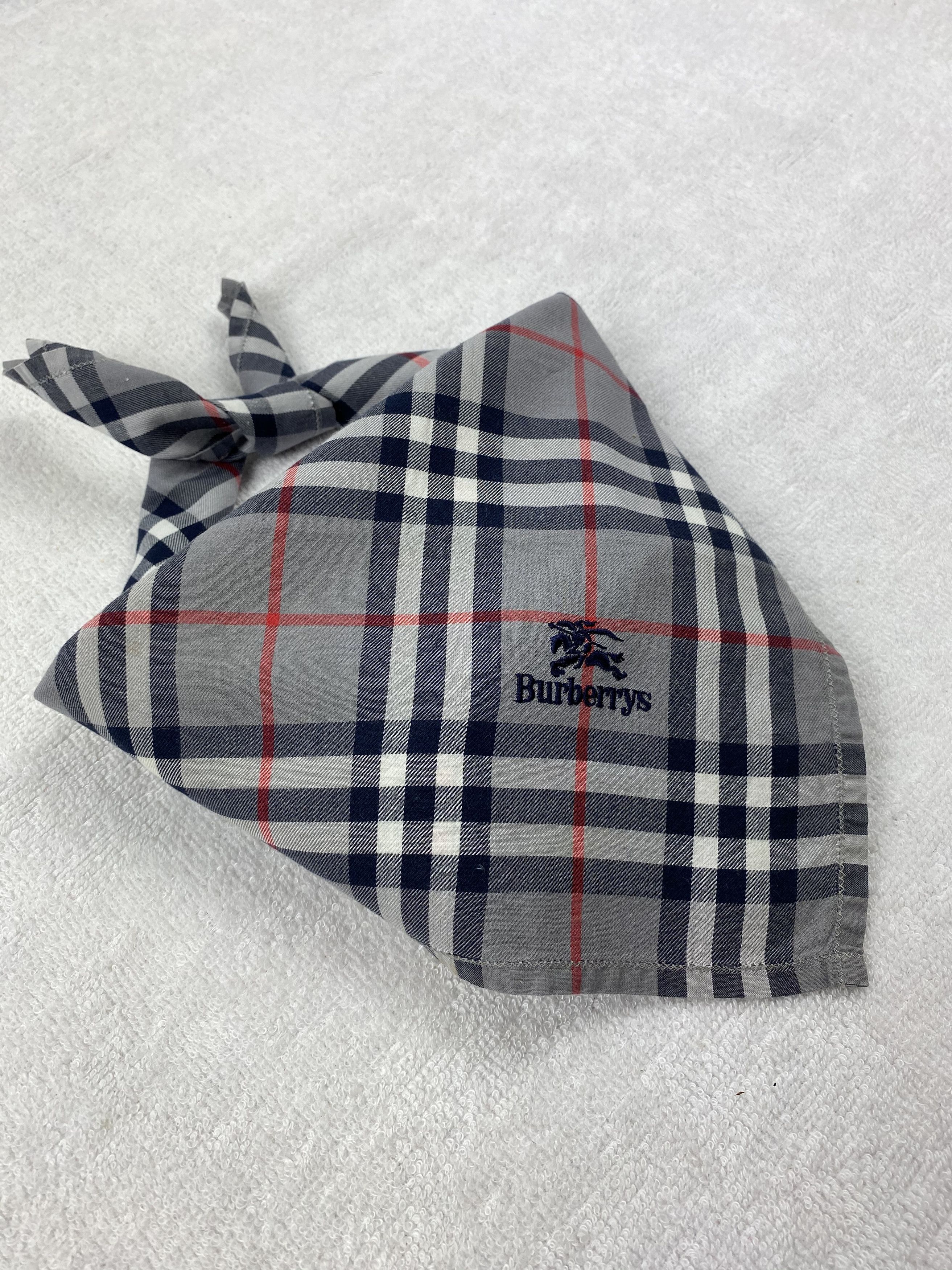 Burberry Vintage Burberry Handkerchief / Bandana / Neckerchief Size ONE SIZE - 2 Thumbnail