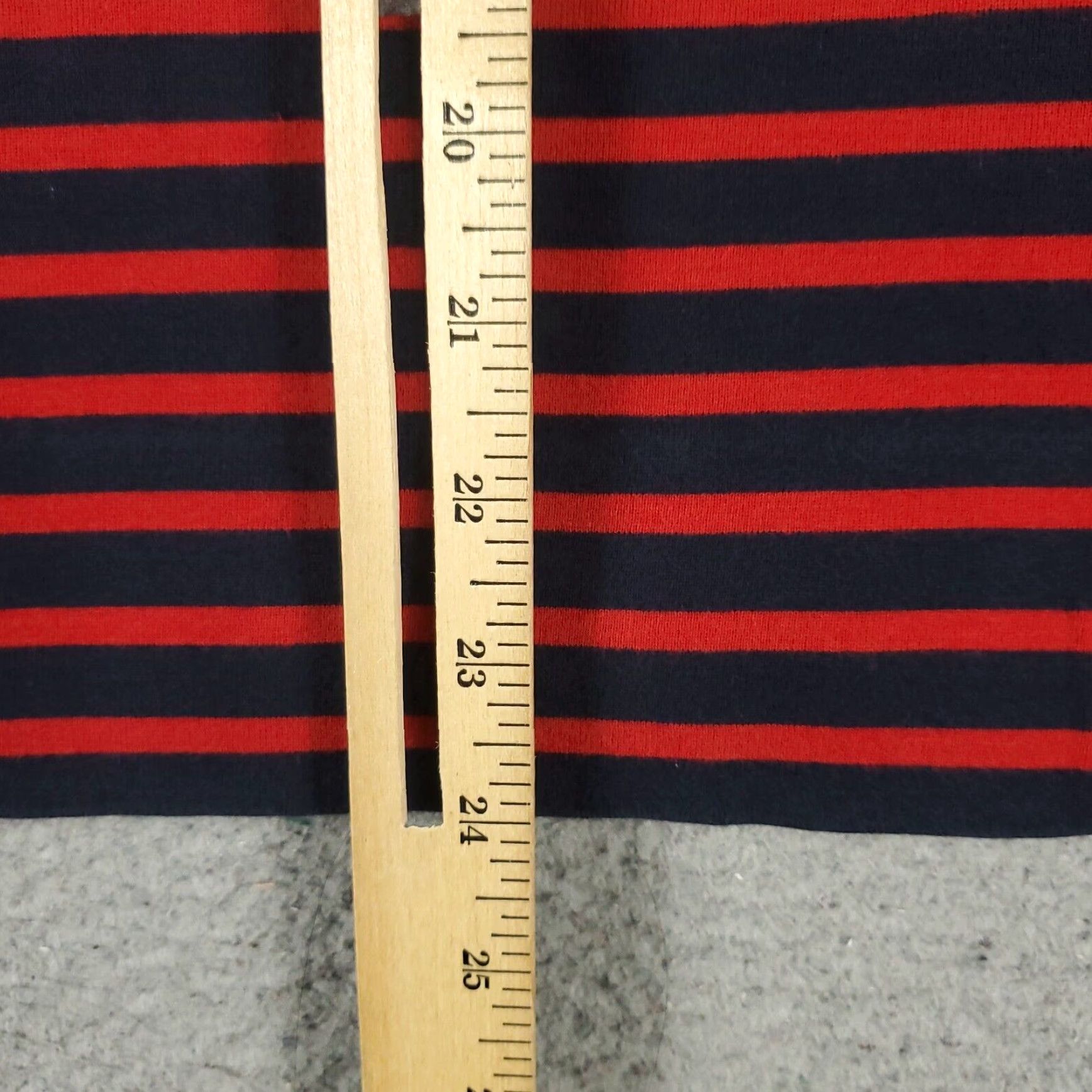 Tommy Hilfiger Tommy Hilfiger Womens Shirt Medium Red Blue Striped High Neck Pullover Size M / US 6-8 / IT 42-44 - 6 Thumbnail