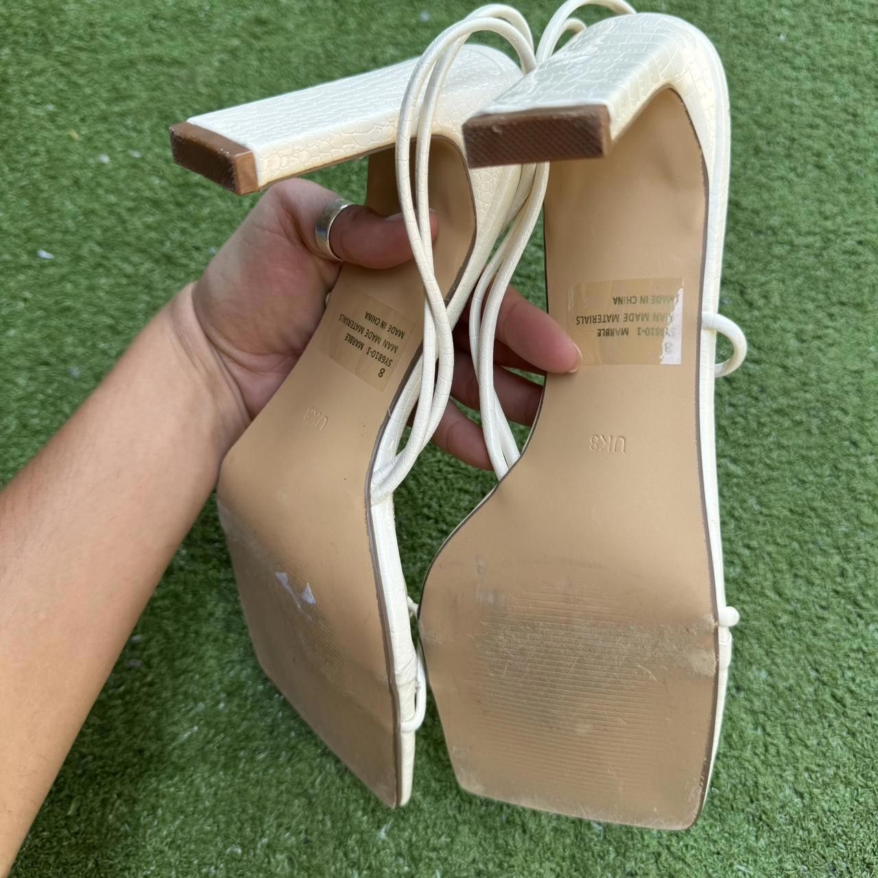 Ego Tripping EGO Women's White and Cream Other-footwear Size US 8 / IT 38 - 4 Thumbnail