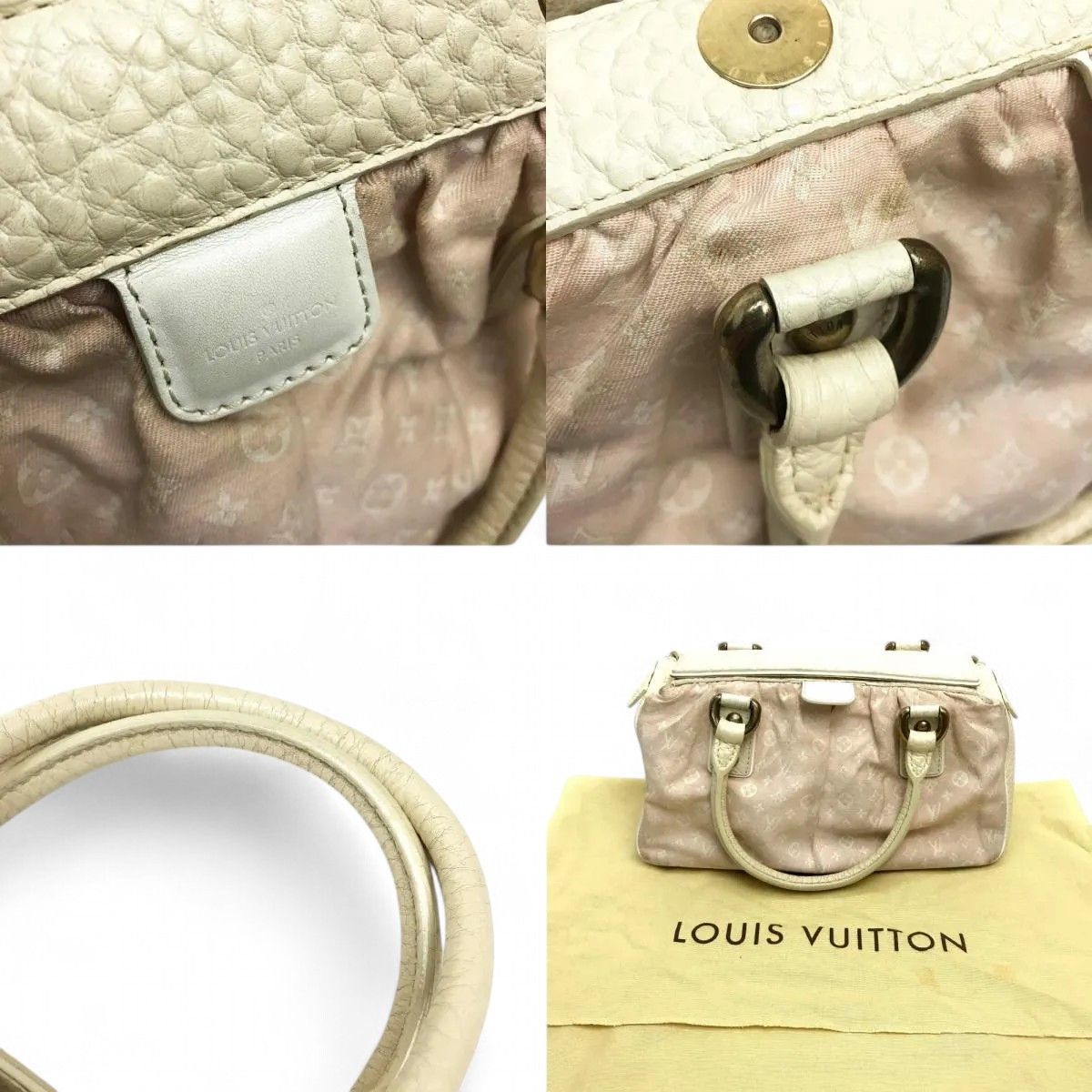 Louis Vuitton Louis Vuitton - Mini Lan Trapeze Monogram Rose White Size ONE SIZE - 7 Thumbnail