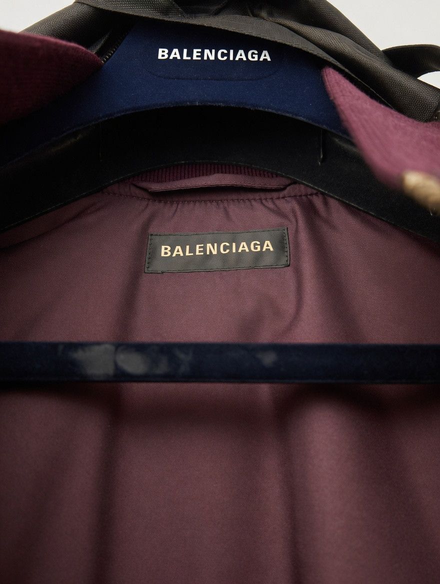 Balenciaga Balenciaga Logo-Patch Purple Bomber Jacket FR34 Size XS / US 0-2 / IT 36-38 - 5 Thumbnail