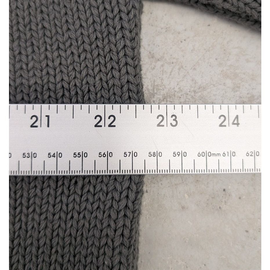 Jacquemus Jacquemus Heavy Weight Dark Gray & White knit sweater Size US XL / EU 56 / 4 - 5 Thumbnail