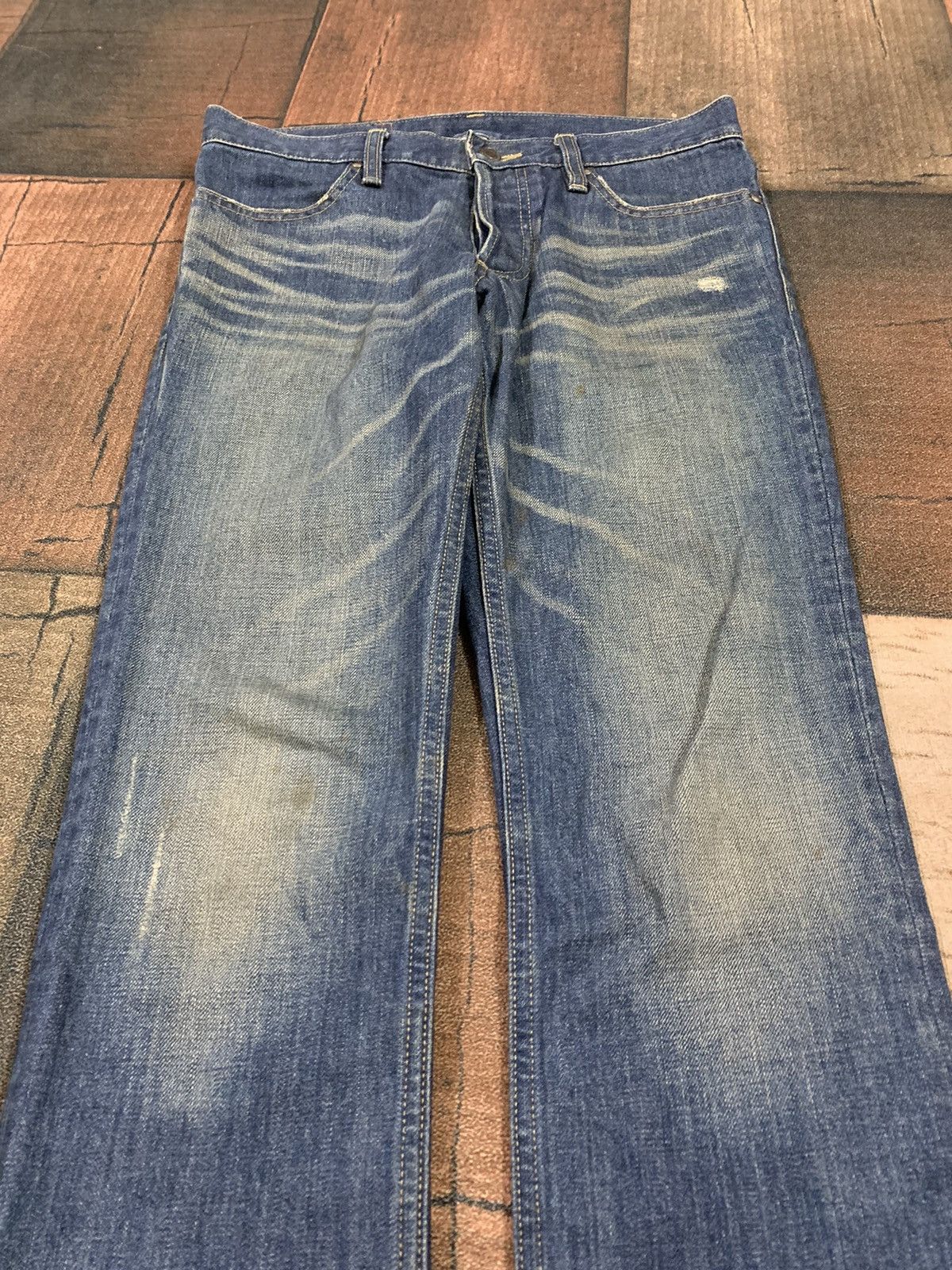 Hysteric Glamour × Japanese Brand × Shellac shellac flare bootcut mud wash style designer japanese Size US 30 / EU 46 - 11 Thumbnail