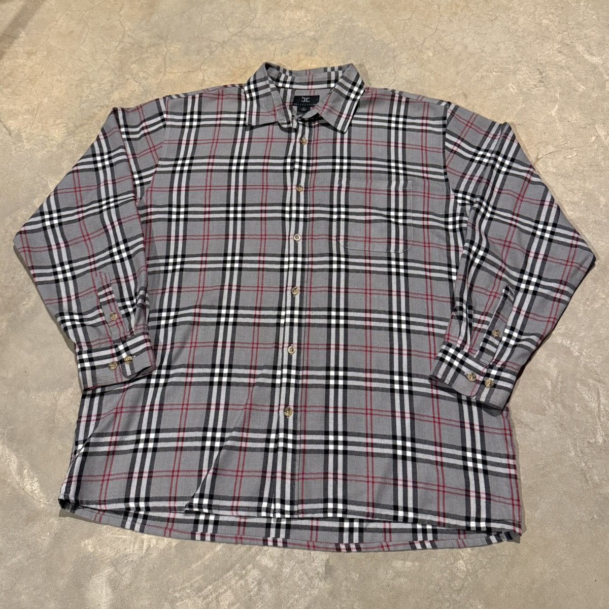 Vintage Vintage 2000s Faded Nova Check Flannel Shirt ERD Grunge Y2K Size US XL / EU 56 / 4 - 2 Thumbnail