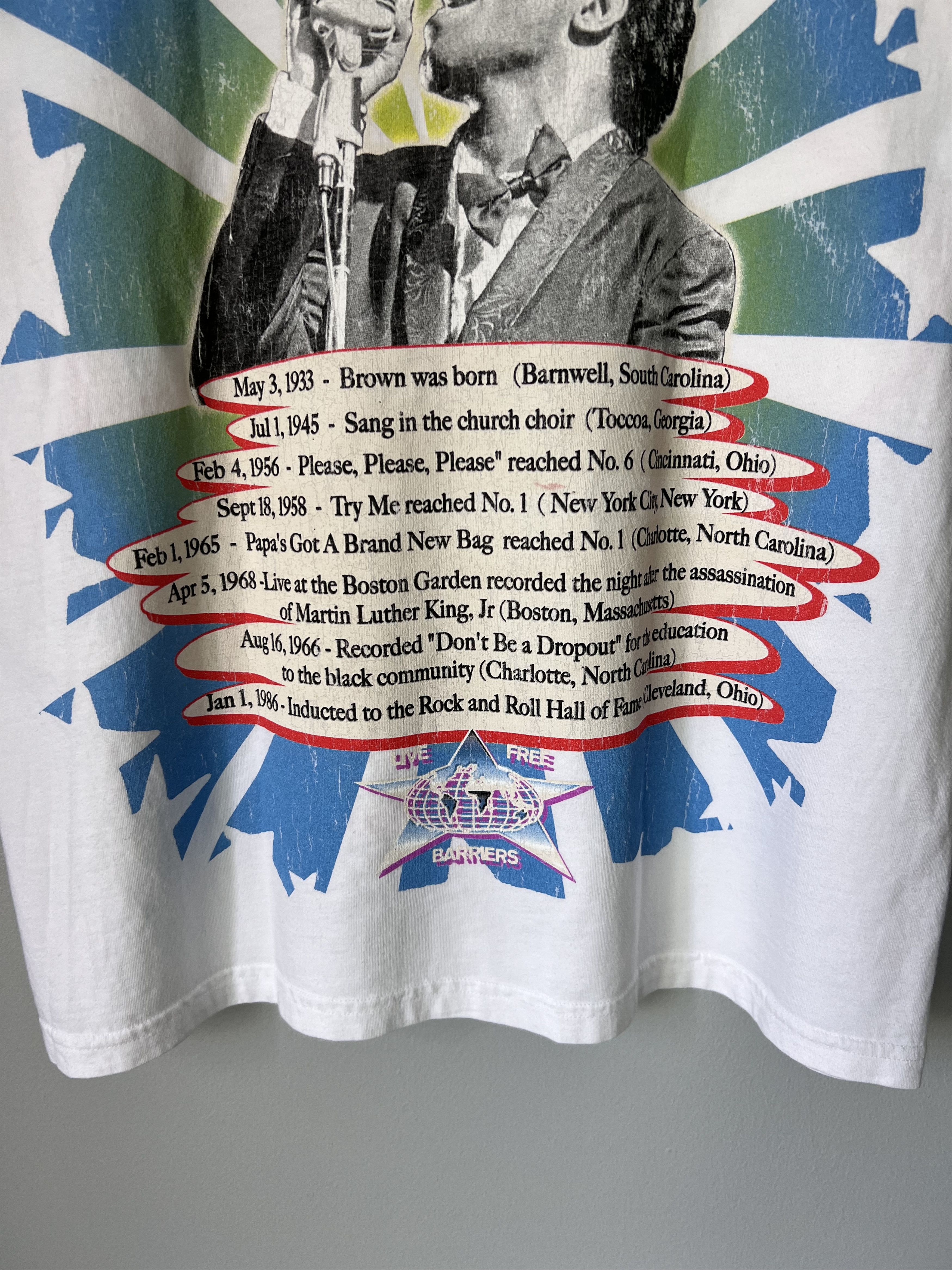 Barriers Barriers James Brown Ponder Tee in White Size US M / EU 48-50 / 2 - 6 Thumbnail