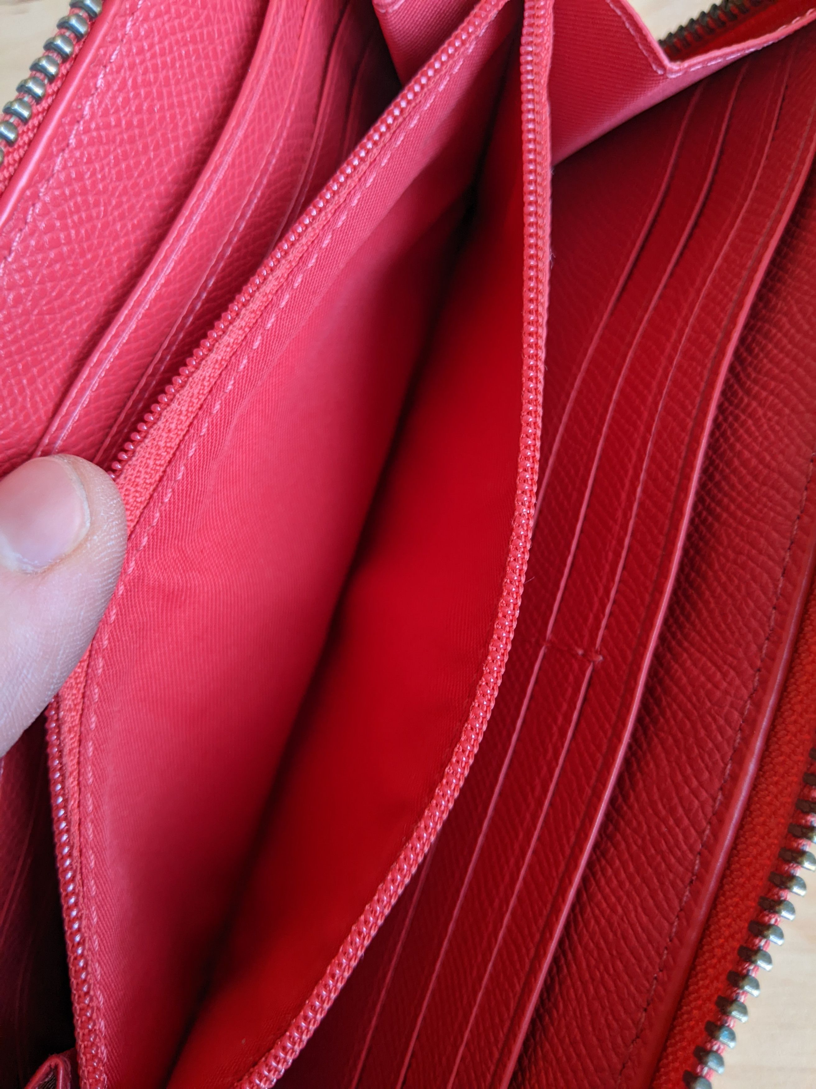 Coach Coach Accordion Zip Wallet Red Prada Vivienne Westwood Size ONE SIZE - 16 Thumbnail