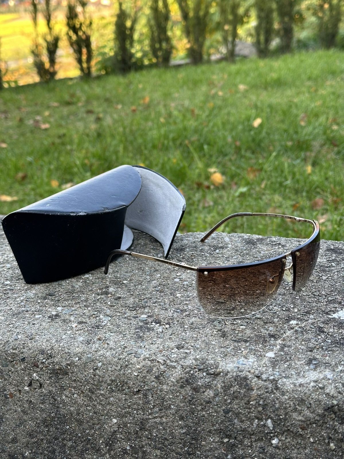 Gucci Vintage Gucci Sunglasses GG2652/S Gold with case Size ONE SIZE - 2 Thumbnail