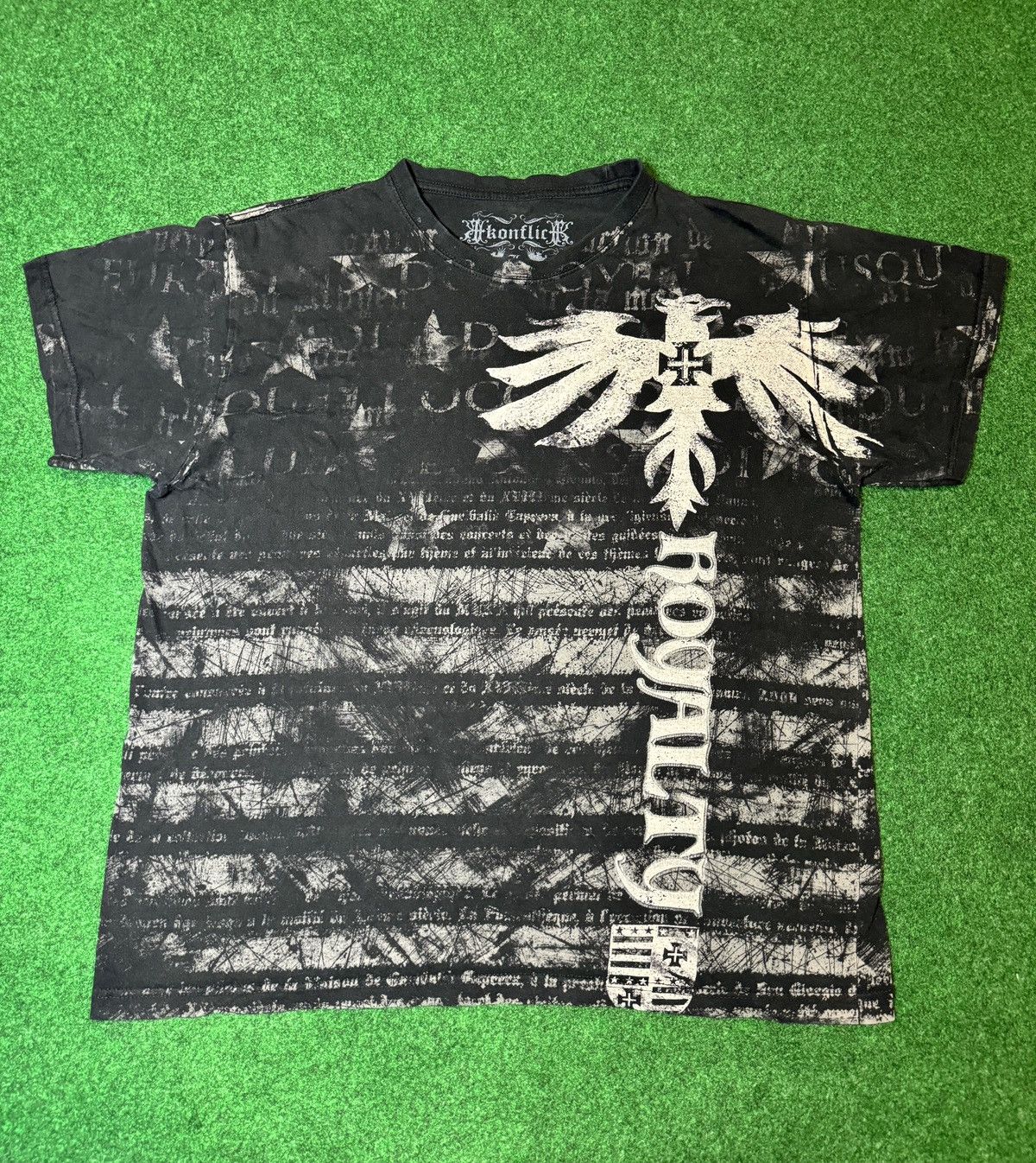 Affliction Y2K Konflic Affliction Style Mma Elite Gothic T Shirt Size US M / EU 48-50 / 2 - 1 Thumbnail