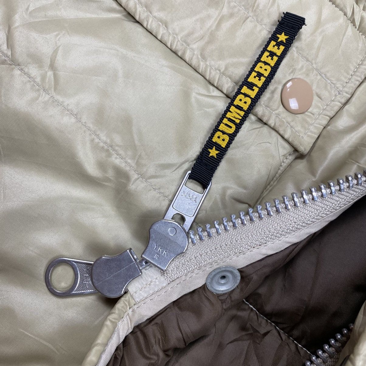 Japanese Brand × Pherrow's × Sports Specialties Pherrows Bumblebee Speed Specialties Down Jacket Size US L / EU 52-54 / 3 - 9 Thumbnail