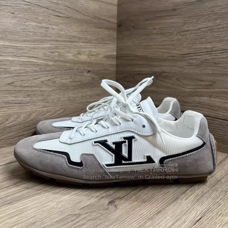 Louis Vuitton Louis Vuitton Rally Grey and Black Sneakers Size US 7 / EU 40 - 1 Thumbnail