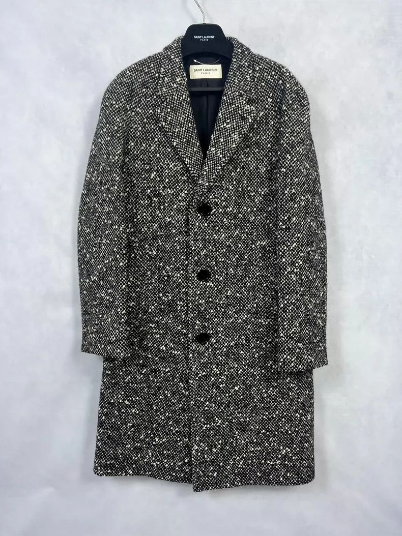 Saint Laurent Paris Saint Laurent Chester Snowflake Coat- DMC Size US L / EU 52-54 / 3 - 1 Thumbnail