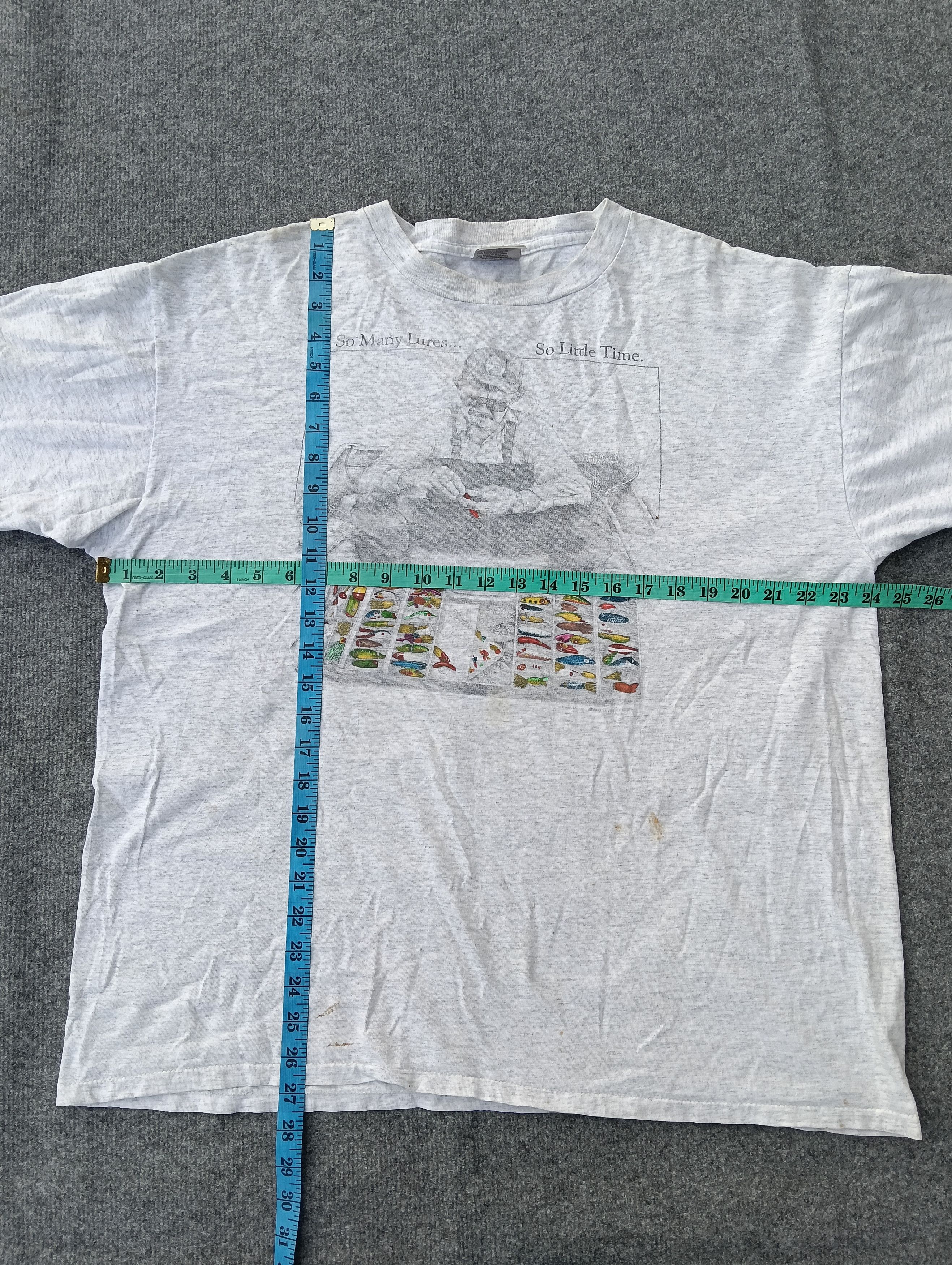 Vintage Vintage fishing Tshirt. Size US XL / EU 56 / 4 - 5 Thumbnail