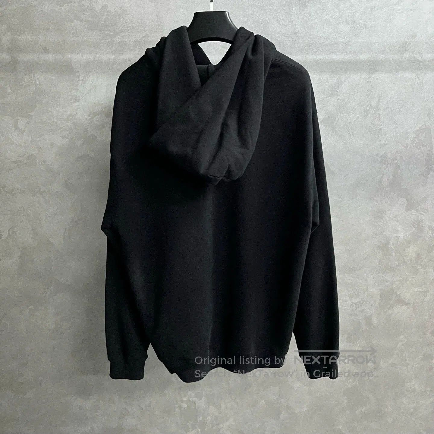 gucci black logo hoodie long sleeve sweatshirt.