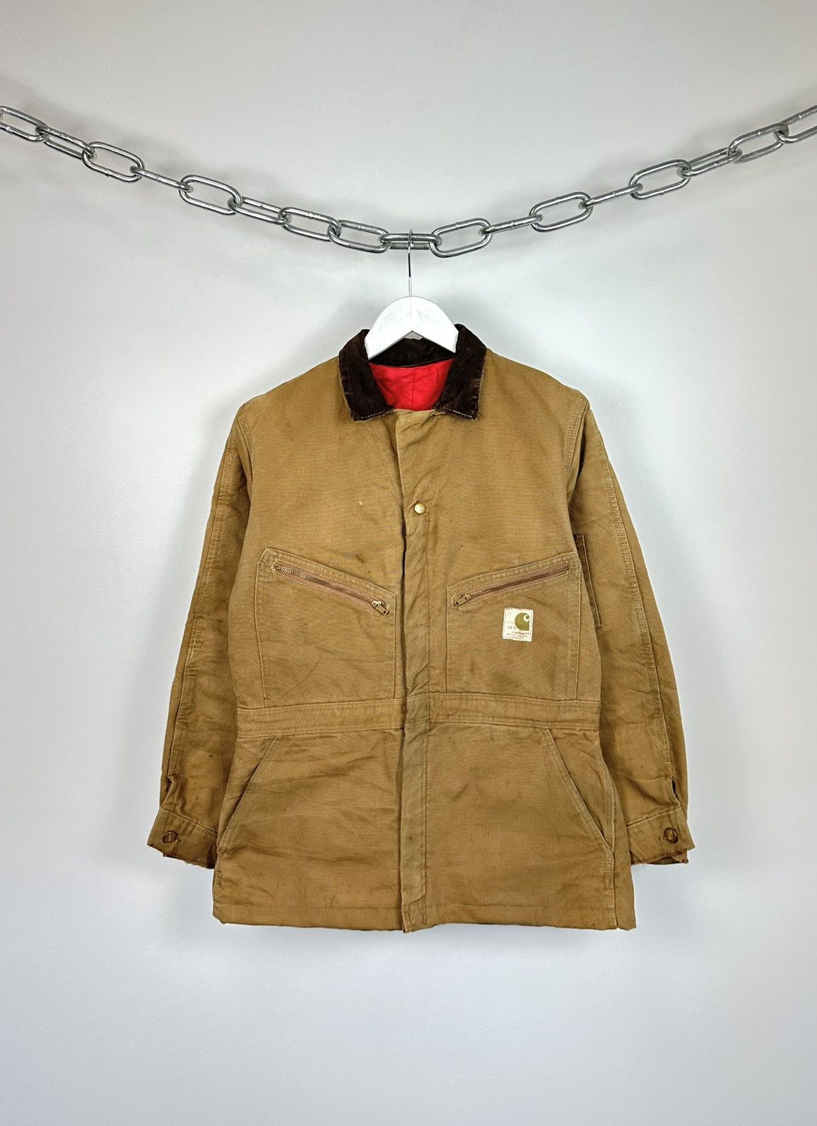Carhartt Vintage 70s Carhartt USA Rare Utility Arctic Detroit Jacket Size US S / EU 44-46 / 1 - 1 Thumbnail