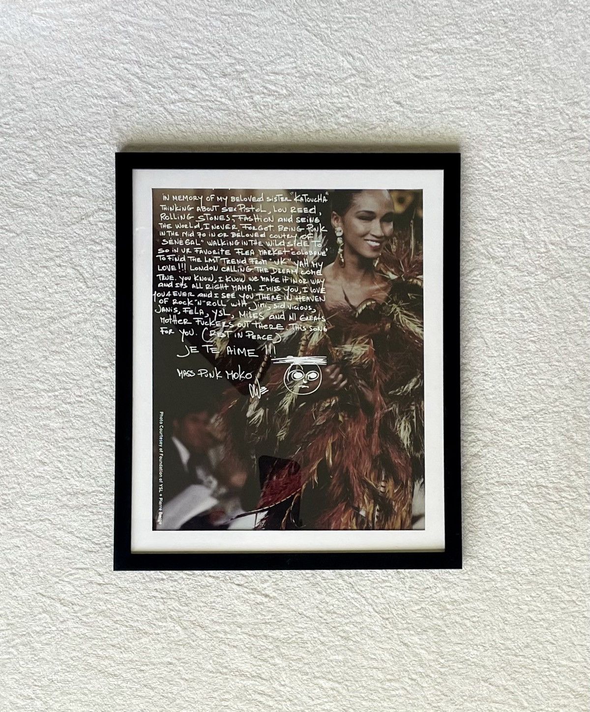 Chrome Hearts Chrome Hearts punk moko 9x11 Framed poster Size ONE SIZE - 1 Thumbnail