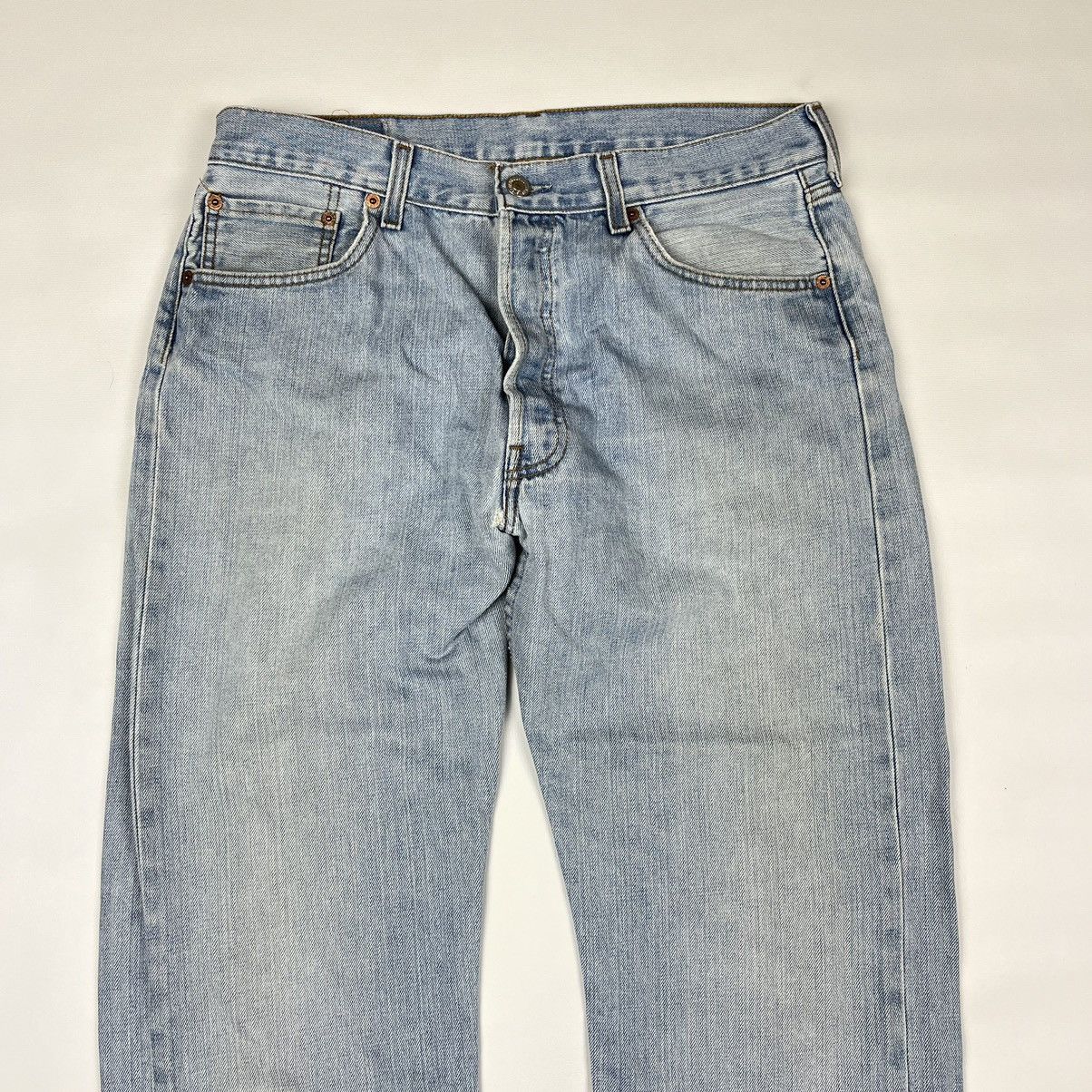 Japanese Brand × Levi's 🔥Vintage 34x32 Levis Denim 501 Made In Usa Jeans pants Size US 34 / EU 50 - 8 Thumbnail