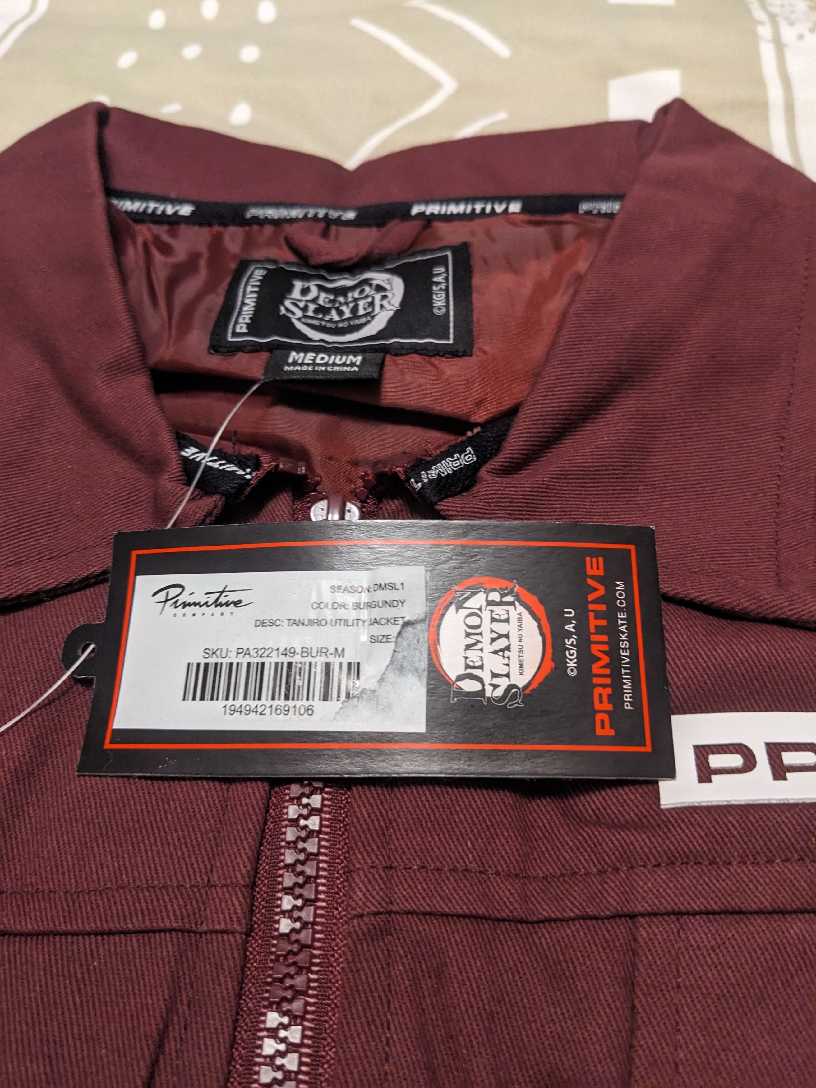 Primitive Primitive x Demon Slayer Kimetsu No Yaiba Jacket Size US M / EU 48-50 / 2 - 6 Thumbnail