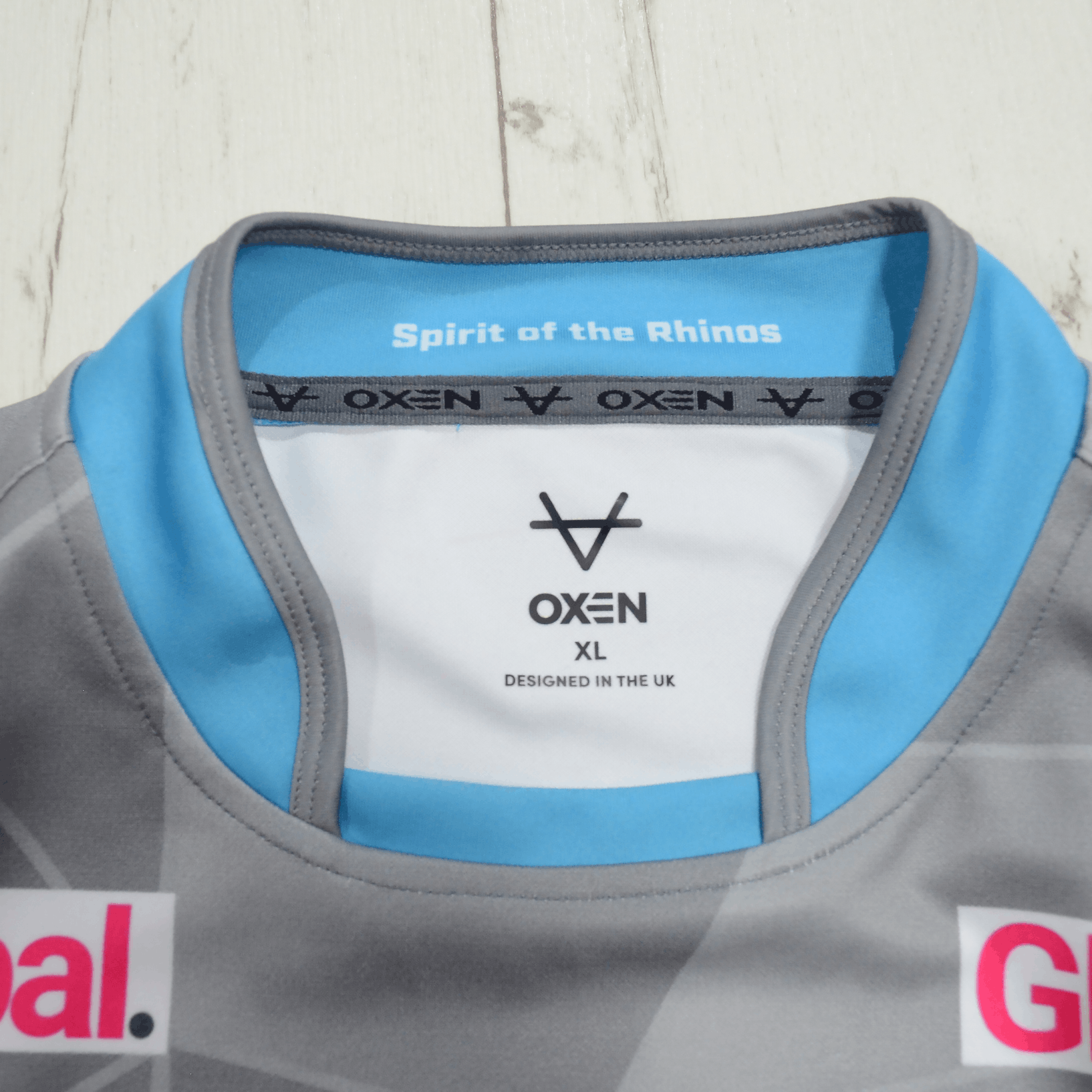 Vintage Leeds Rhinos Rugby Shirt 2022 Away Kit Grey Oxen Sports XL Size US XL / EU 56 / 4 - 6 Thumbnail