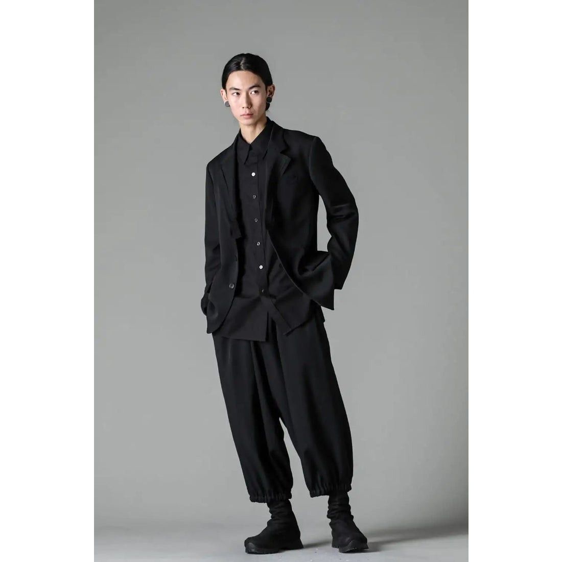 Yohji Yamamoto Yohji Yamamoto Pour Homme - Gathered 9 Part Length Pants Size US 30 / EU 46 - 16 Thumbnail