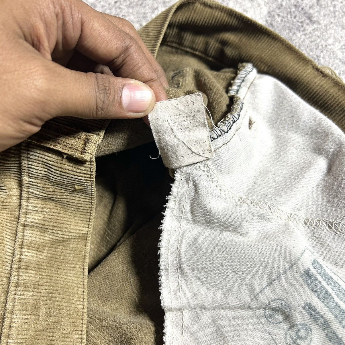 Levi's Rework Levis Corduroy Shashiko Size US 33 - 8 Thumbnail
