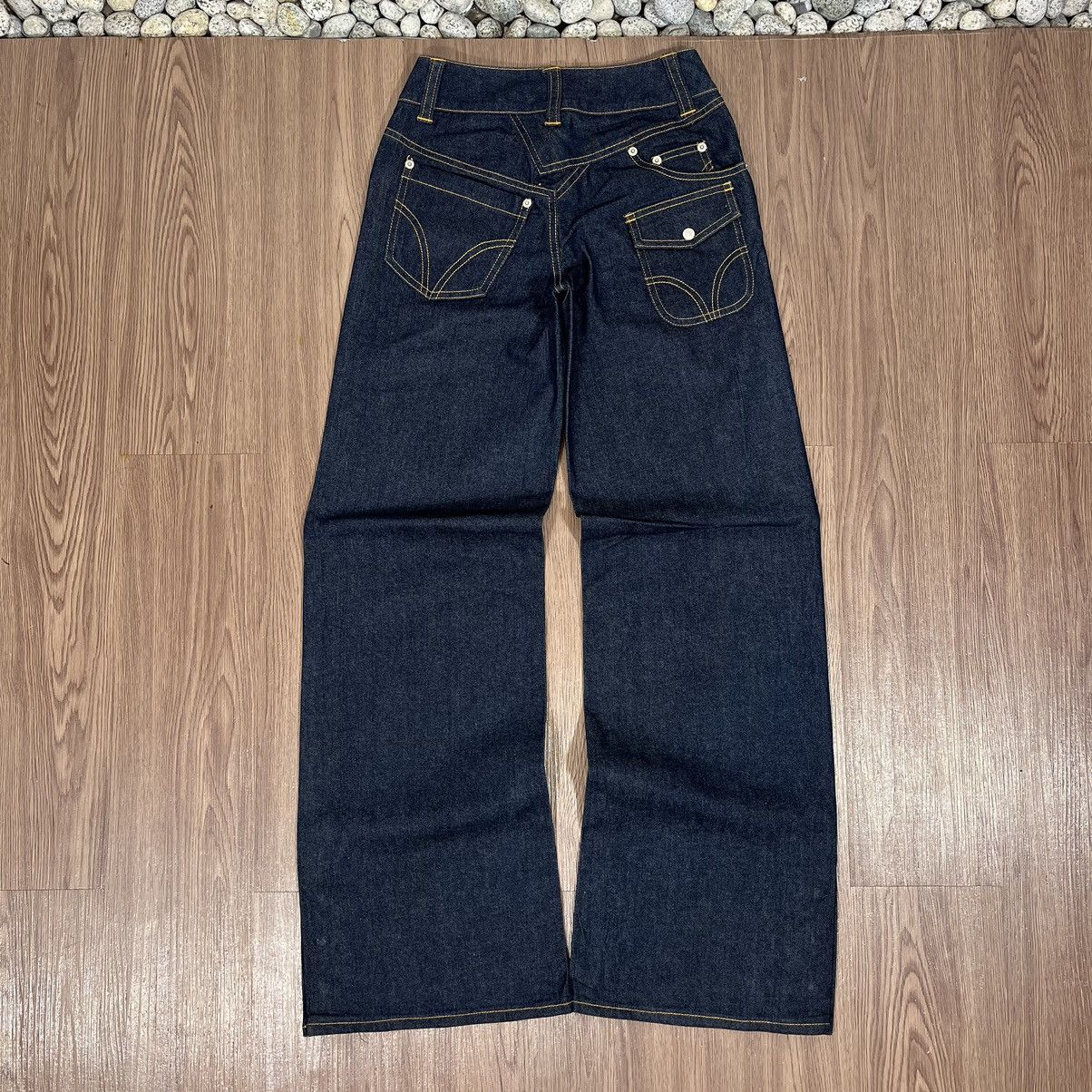 Japanese Brand Comme Ca Models Japan Assymetrical Pocket Jeans Size US 27 - 2 Thumbnail