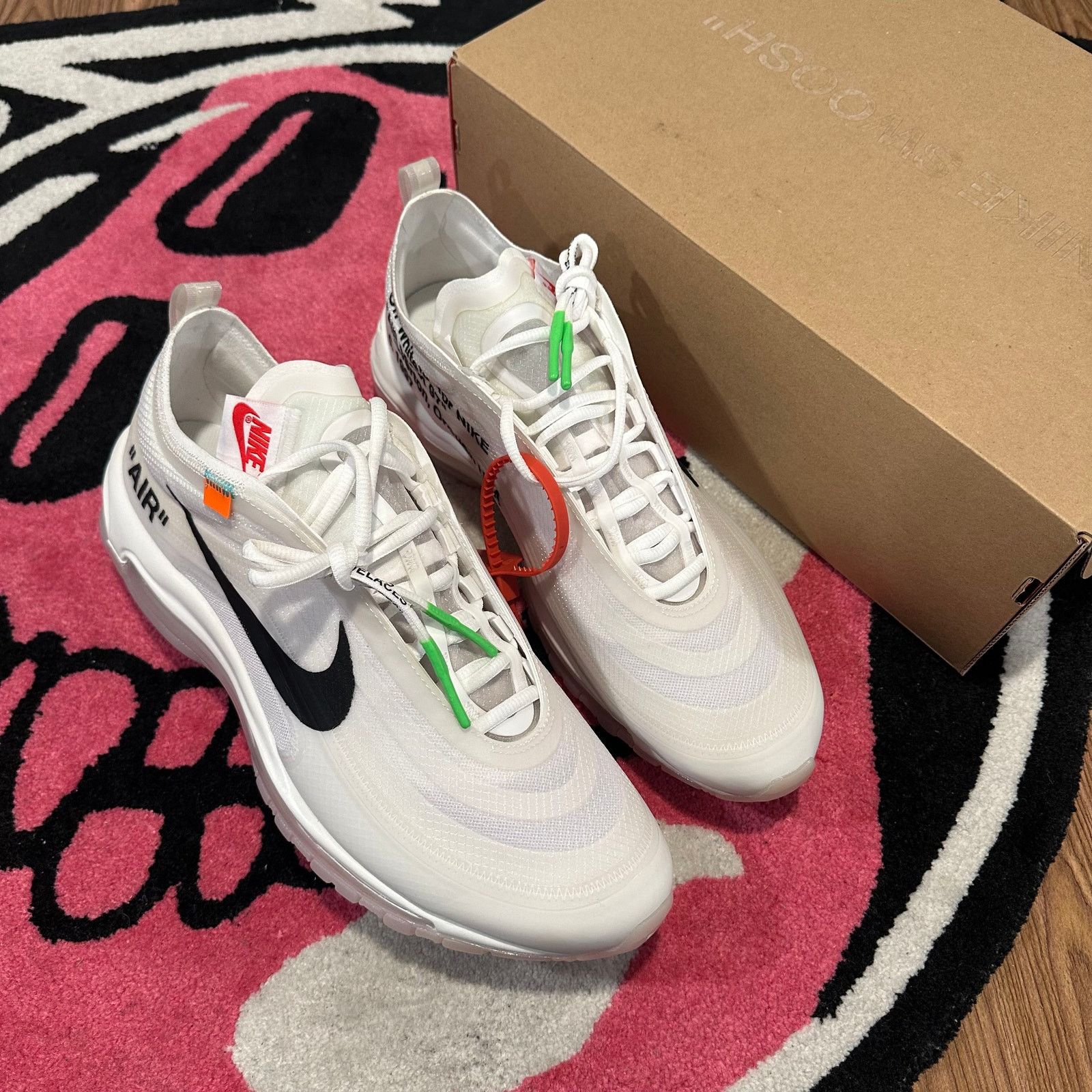 Nike BRAND NEW Nike Air Max 97 Off-White Size US 11.5 / EU 44-45 - 1 Thumbnail